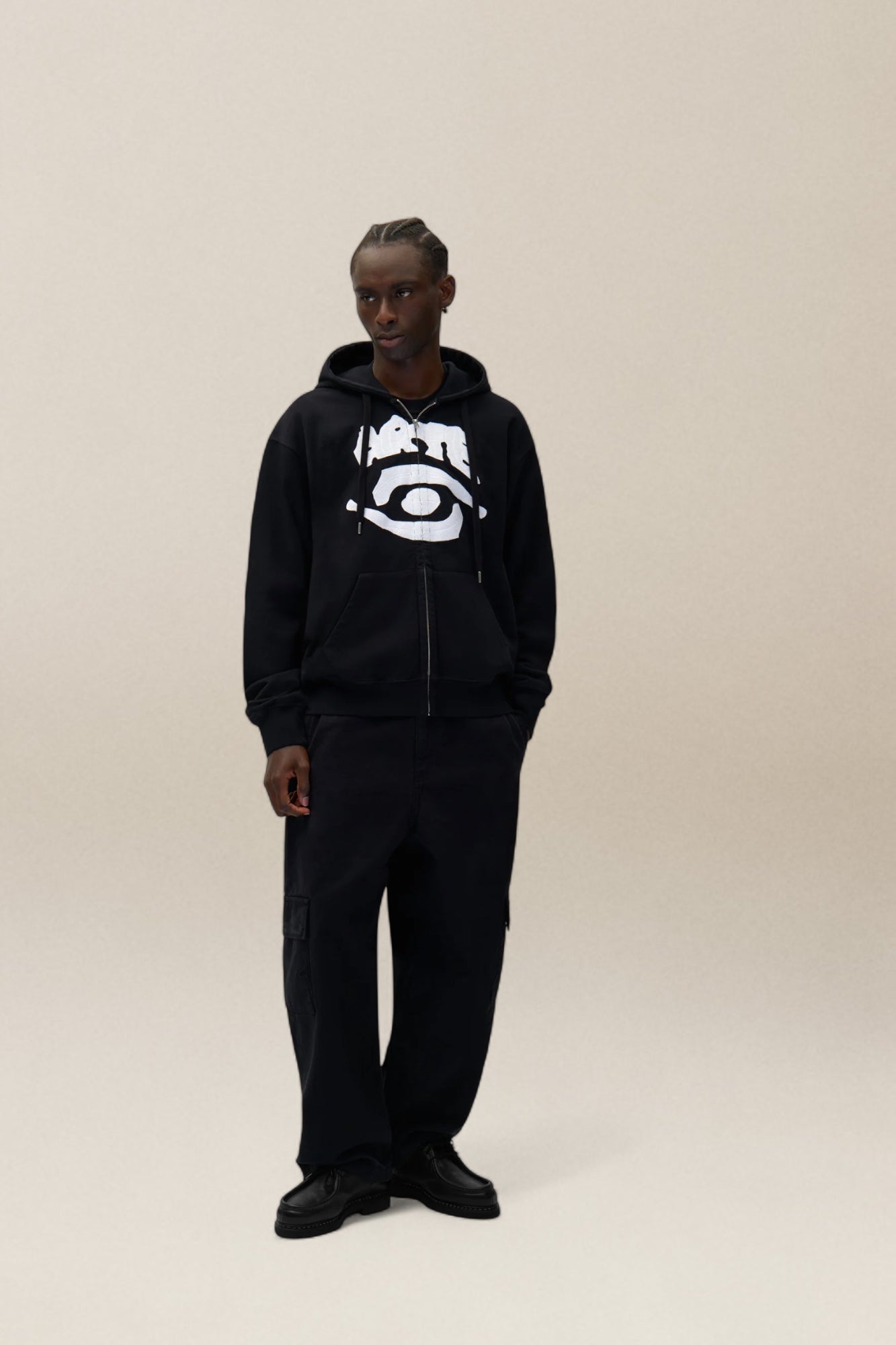 Eye Front Zip Hoodie