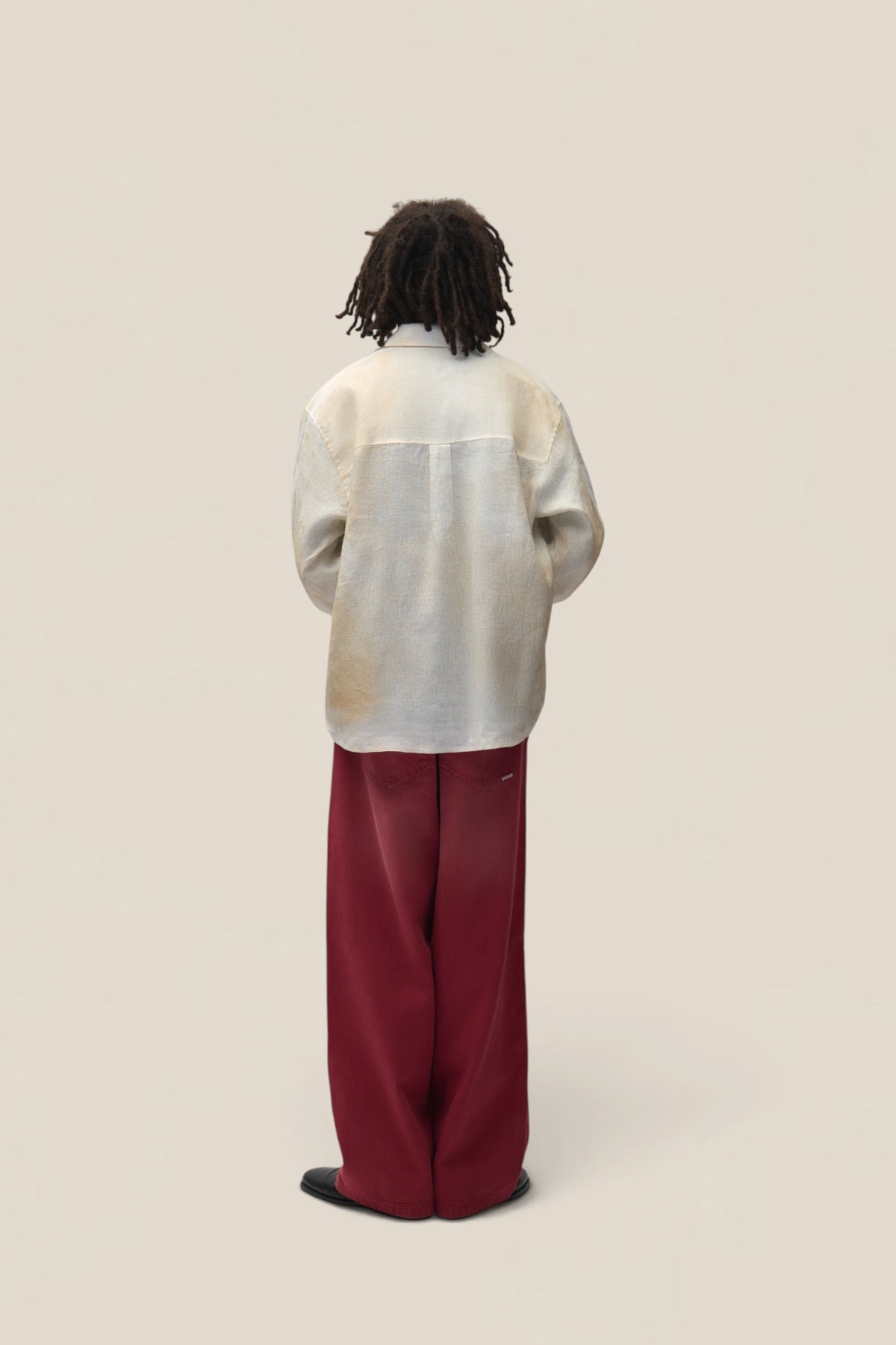 Dusty Linen Zip Shirt