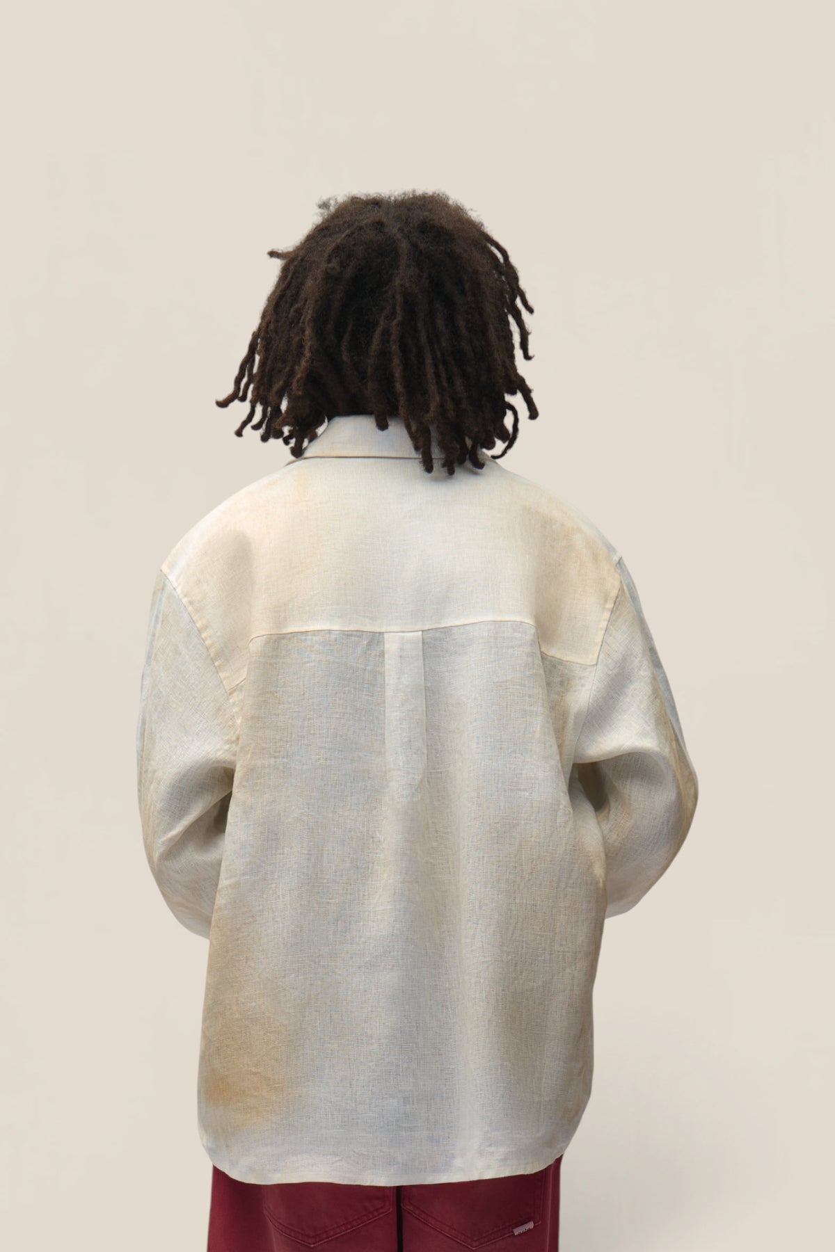 Dusty Linen Zip Shirt
