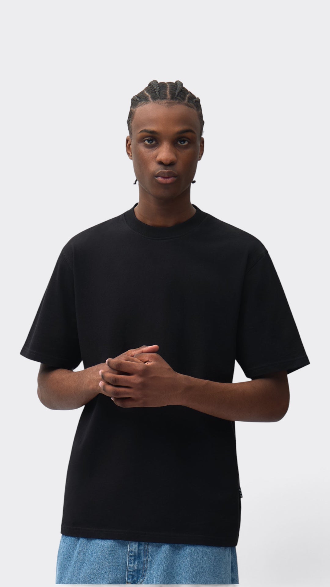 Serial Stamp T-shirt Black
