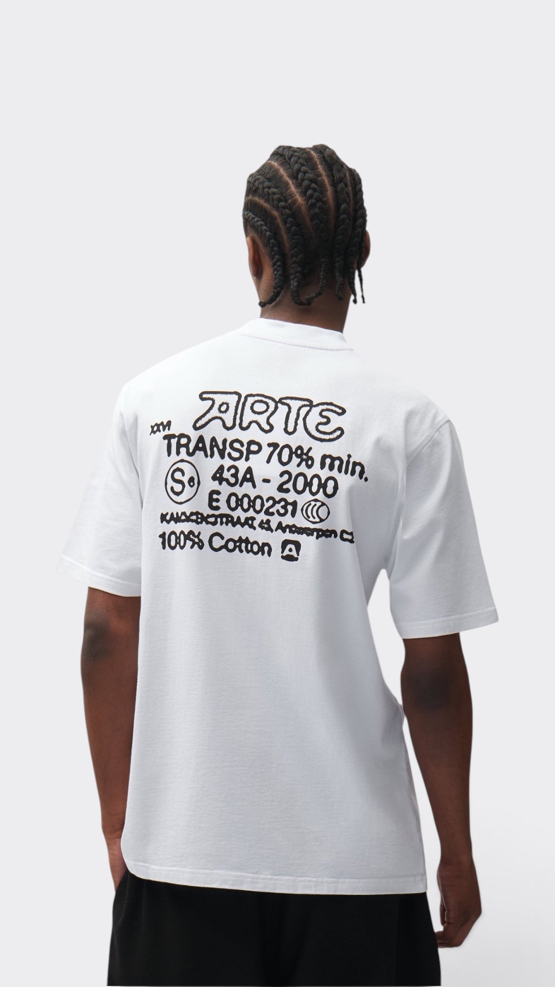 Serial Stamp T-shirt White
