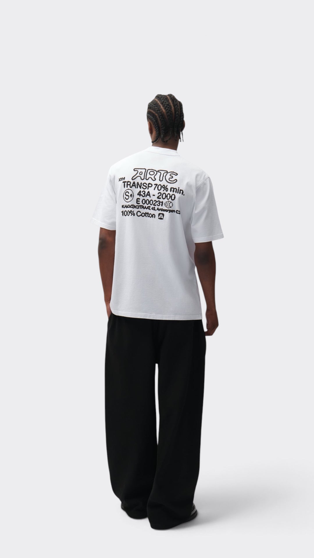 Serial Stamp T-shirt White