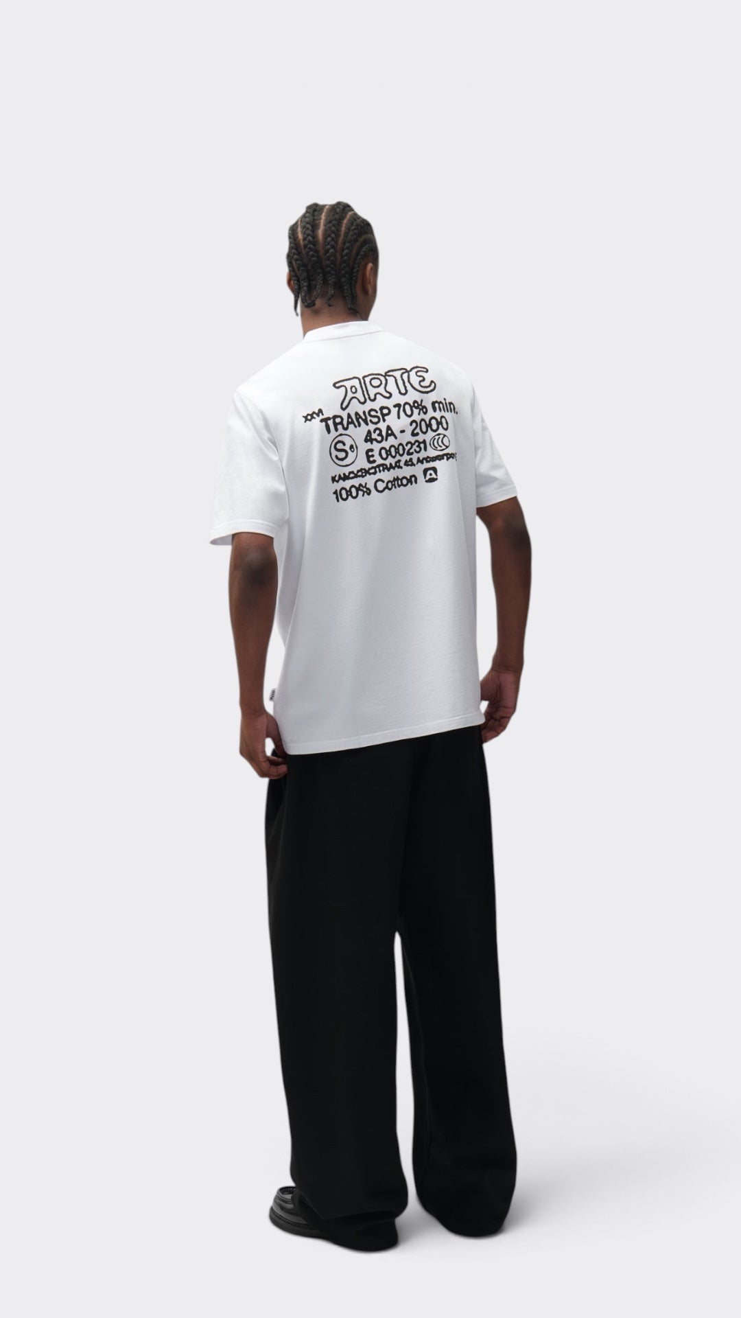 Serial Stamp T-shirt White