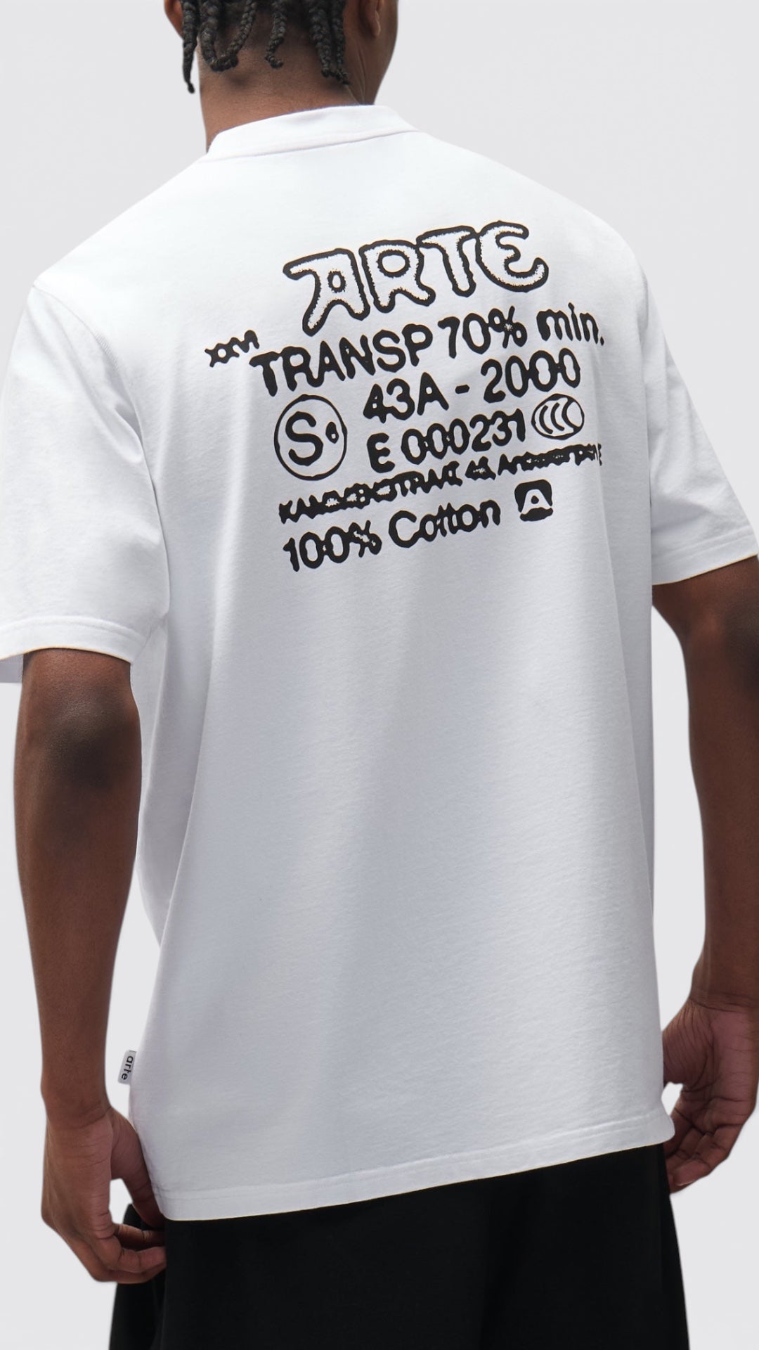 Serial Stamp T-shirt White