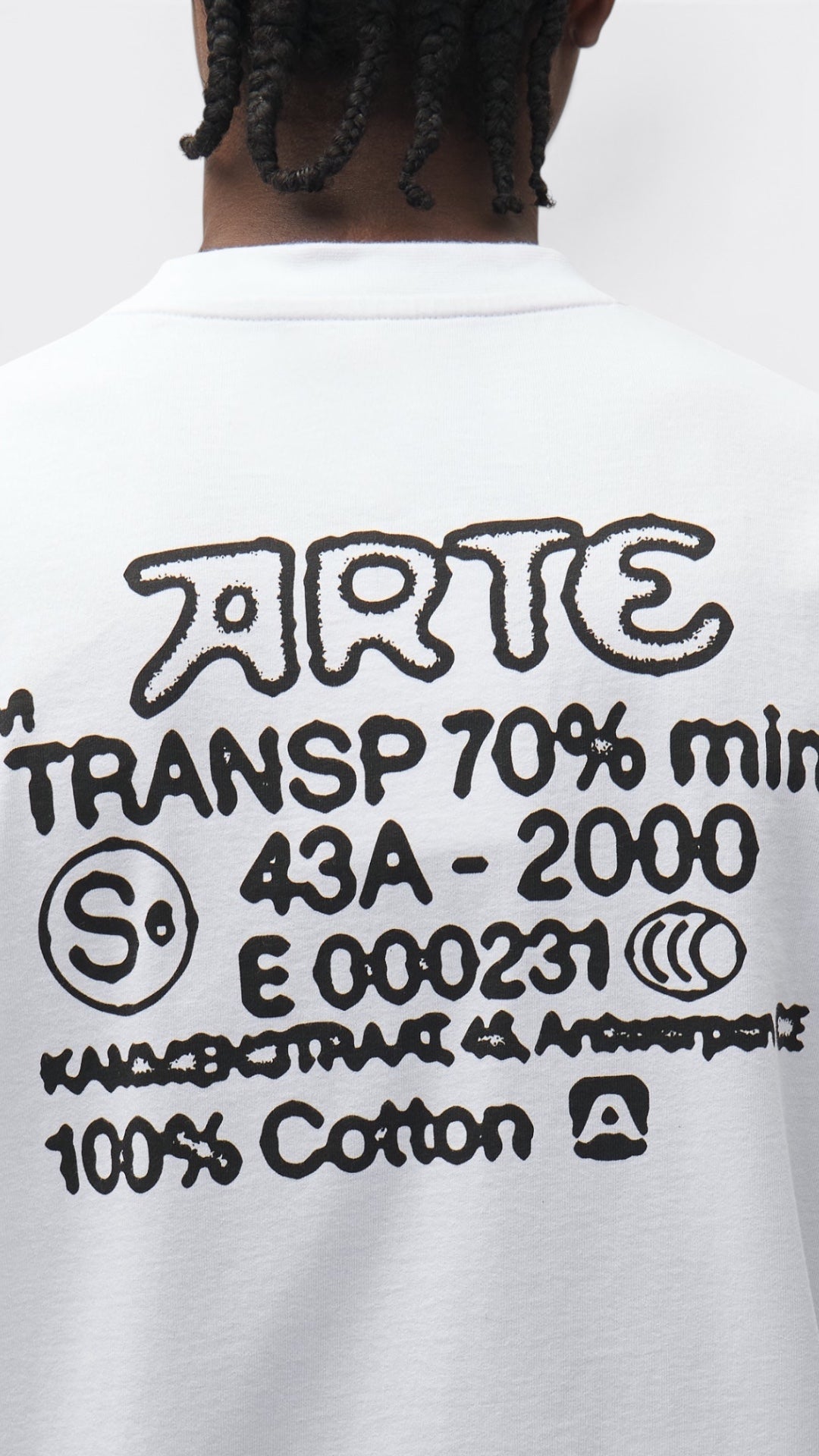 Serial Stamp T-shirt White