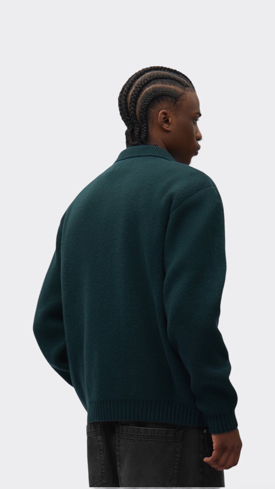 Cable Knit Zip Cardigan