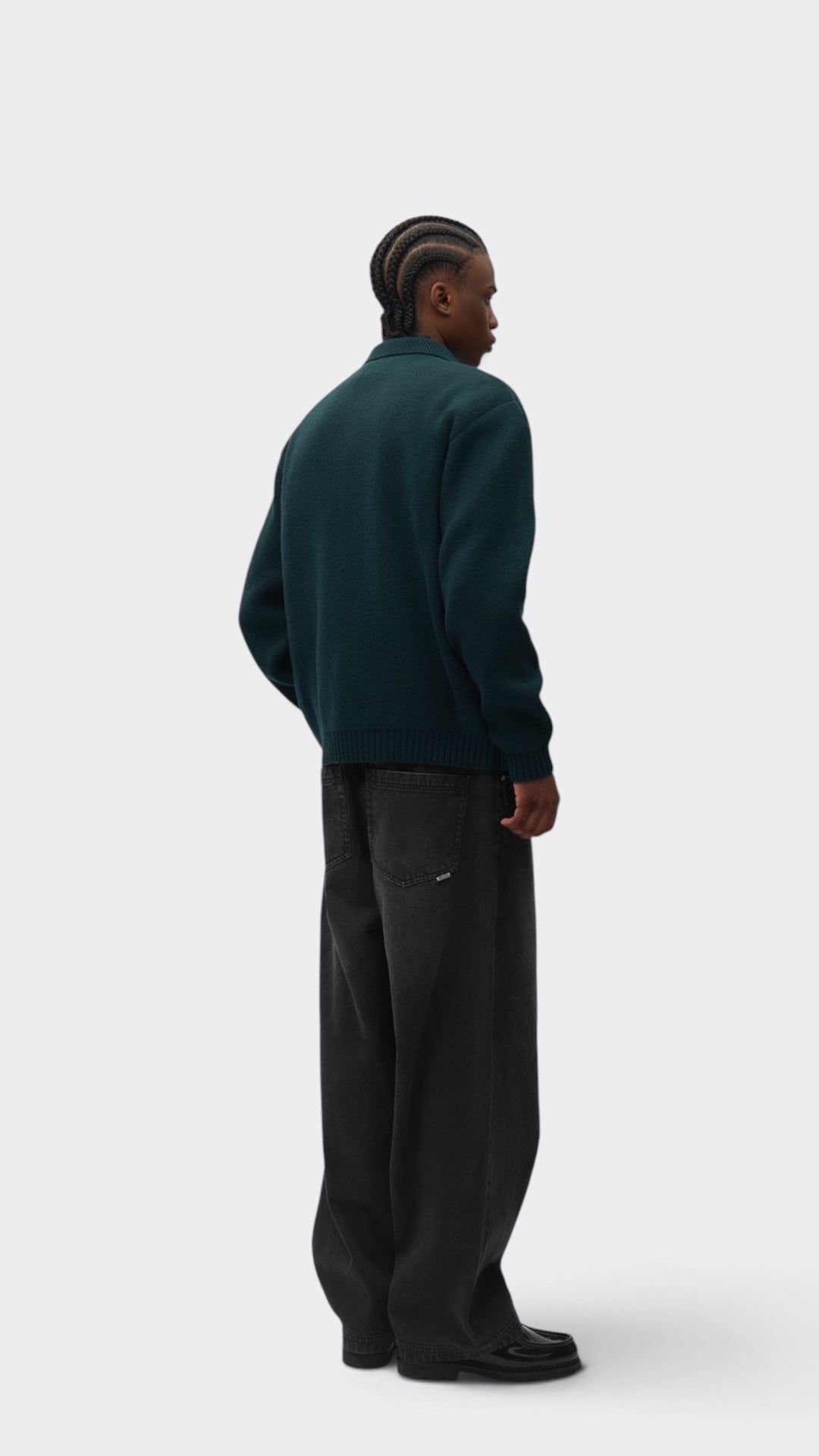 Cable Knit Zip Cardigan