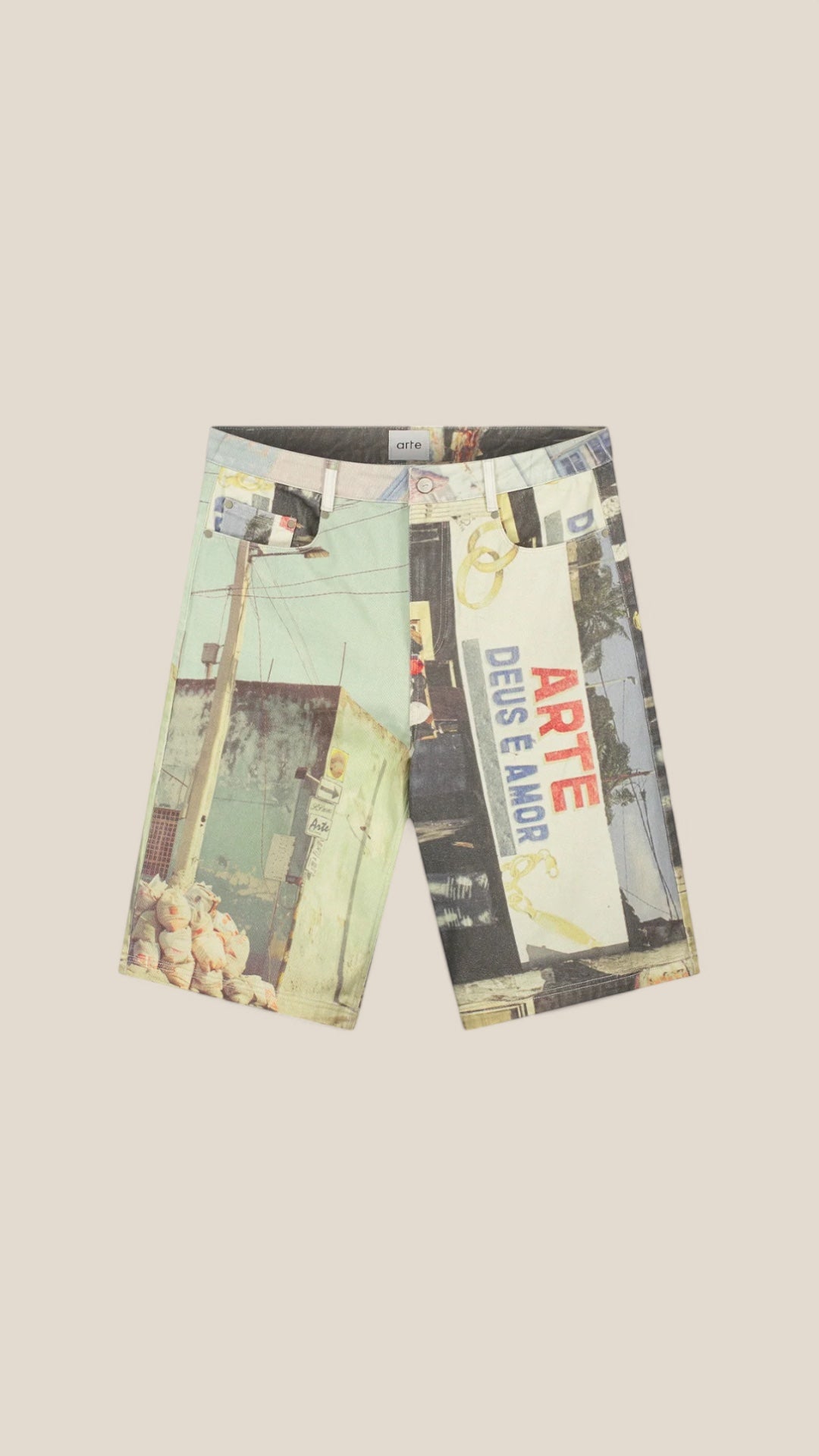 Photo Allover Shorts