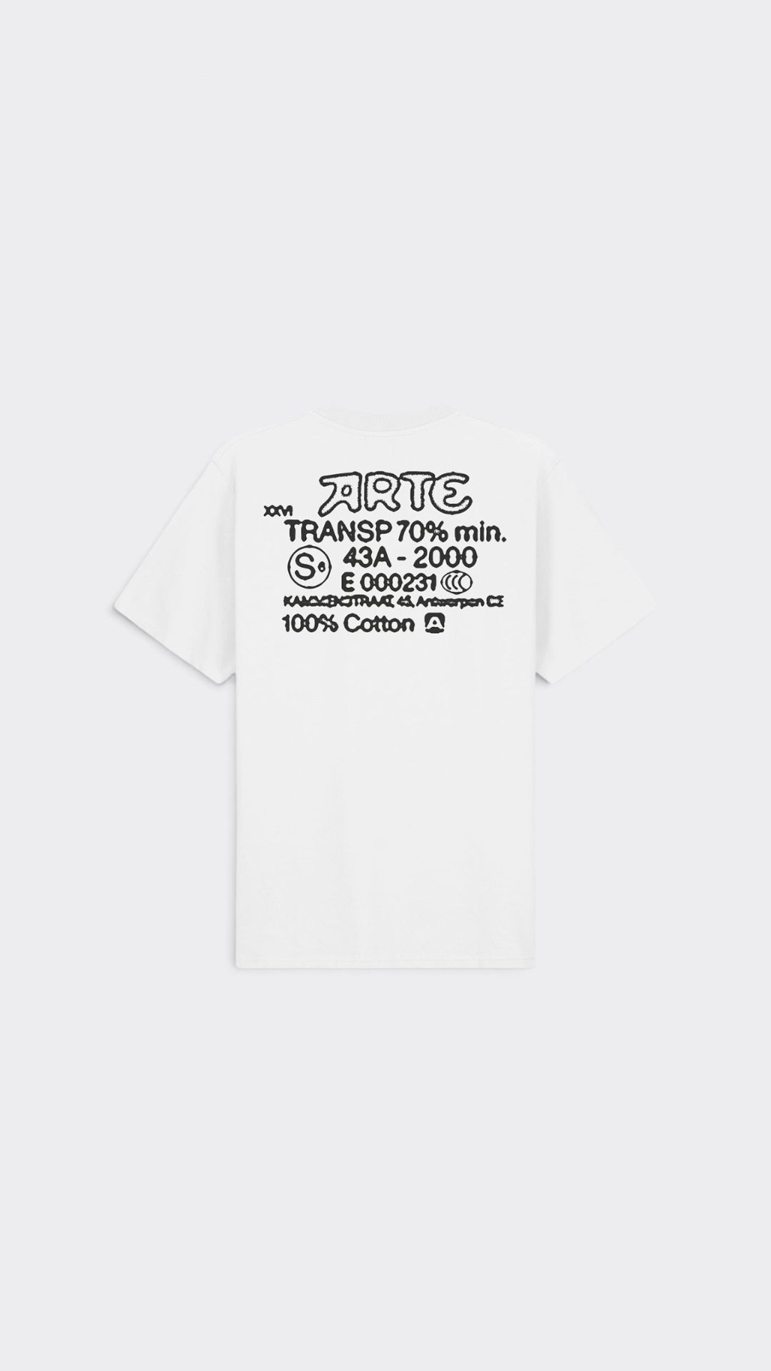 Serial Stamp T-shirt White