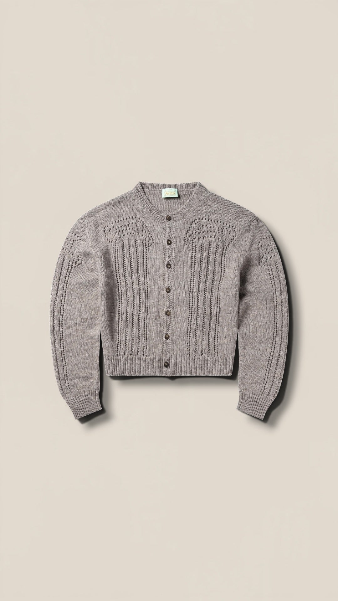 Pointelle Column Cardigan