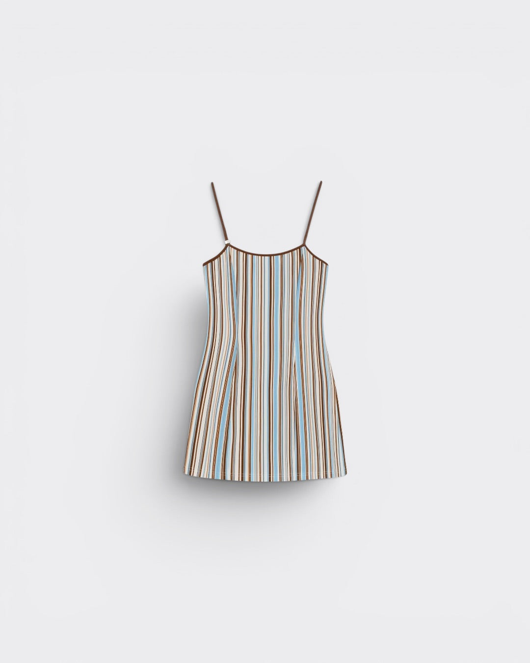 Mirel Striped Short Dress