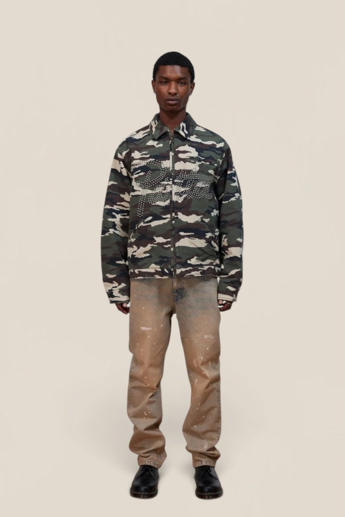 Patta Camo Canvas Workwear Jacket Mojave Dessert