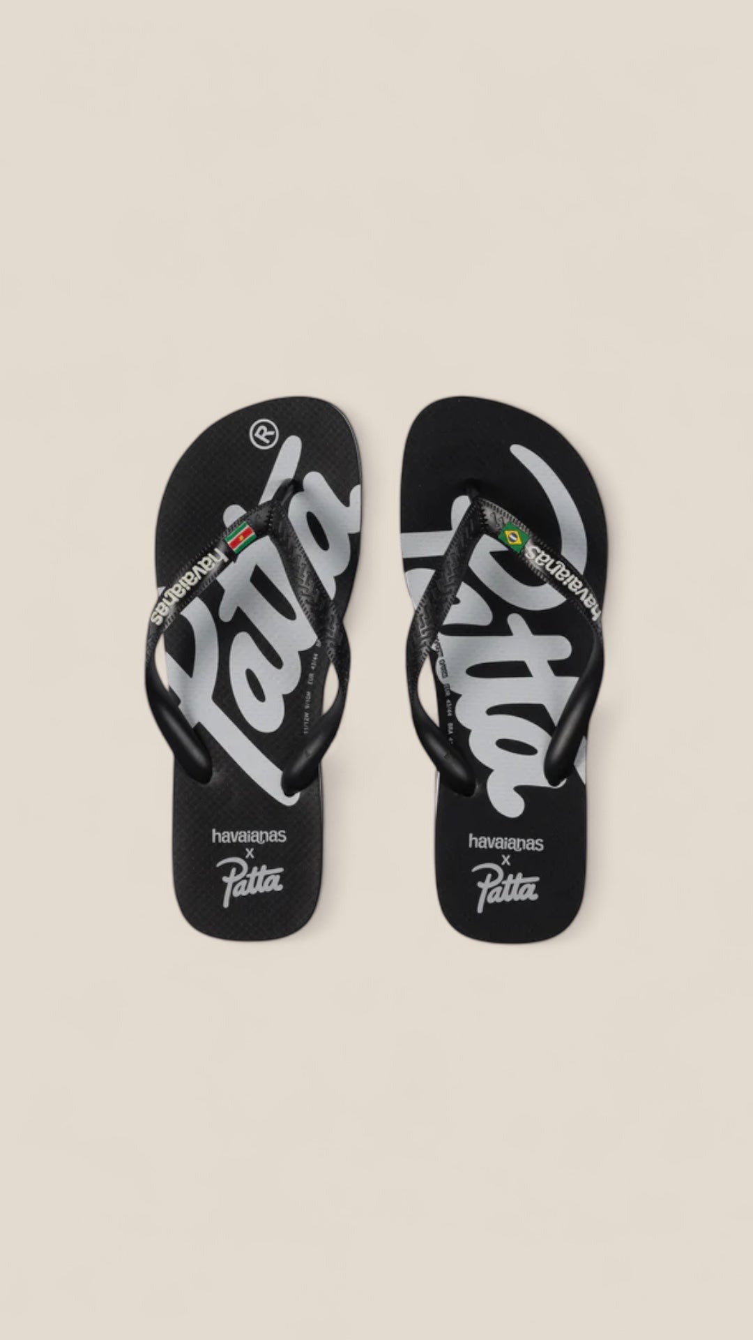 Patta x Havaianas Top Black