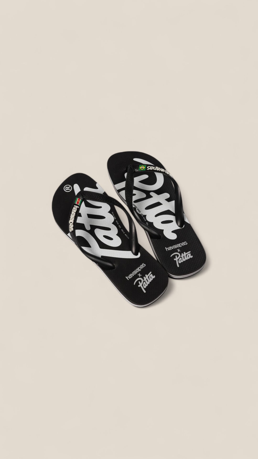 Patta x Havaianas Top Black
