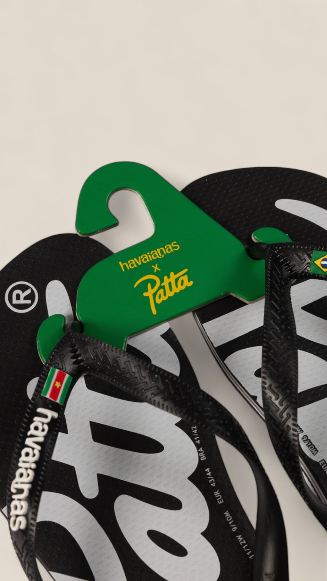 Patta x Havaianas Top Black