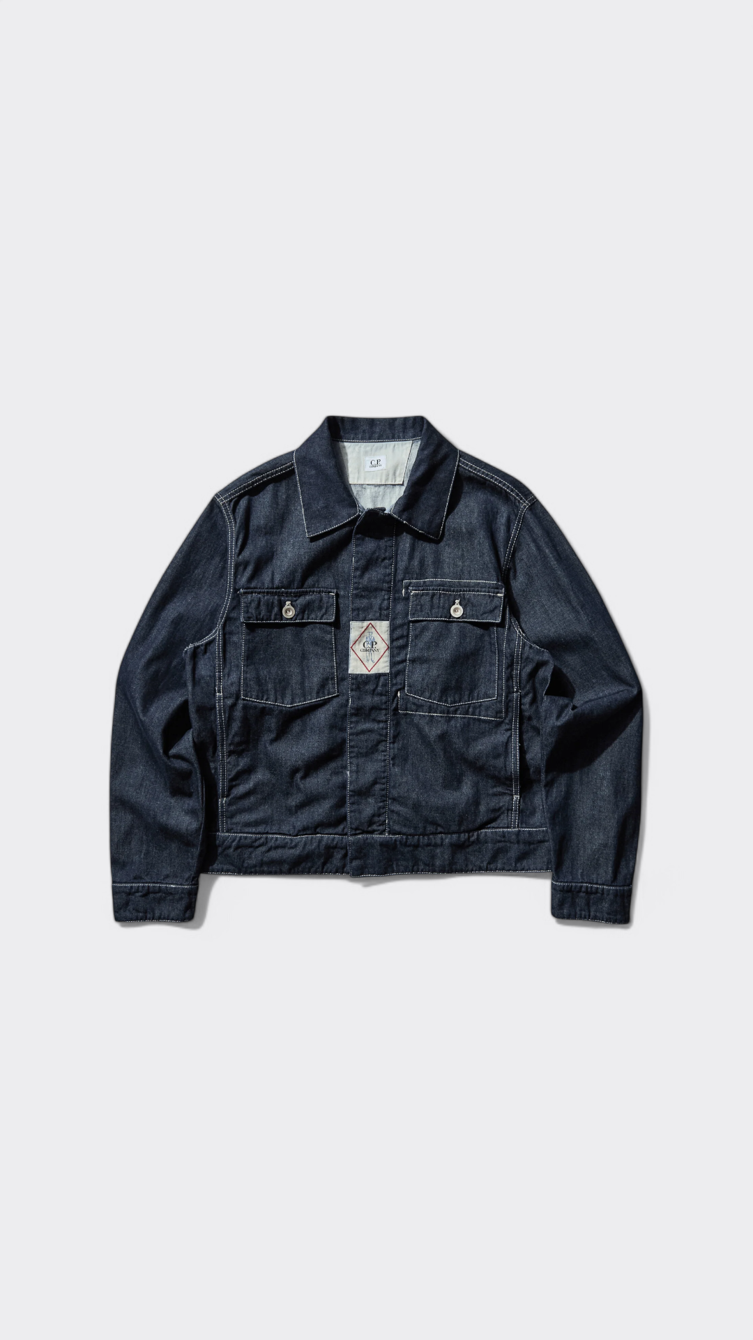 3/1 PLATED DENIM SHORT JACKET
