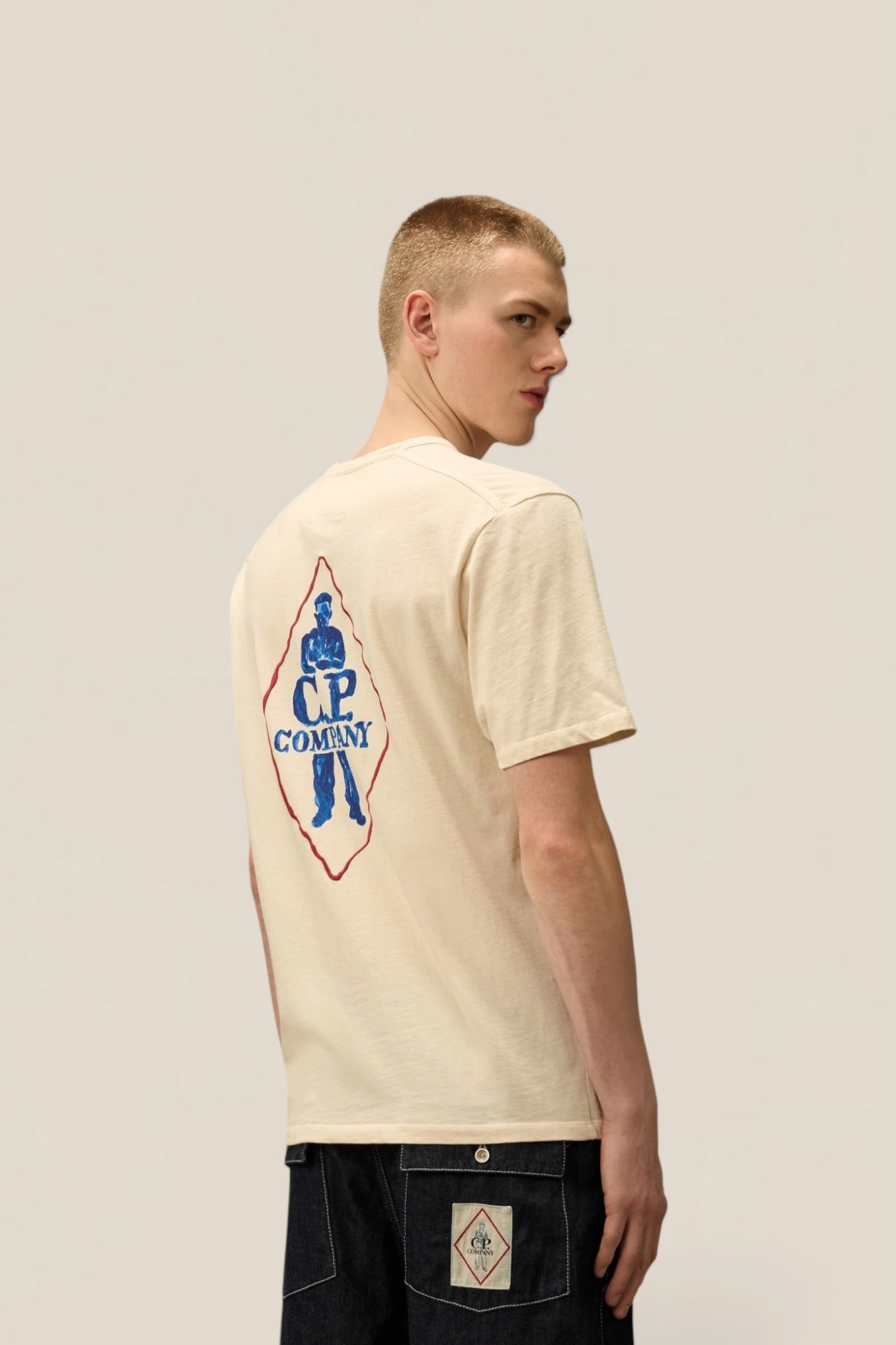 Natural Jersey Logo T-Shirt
