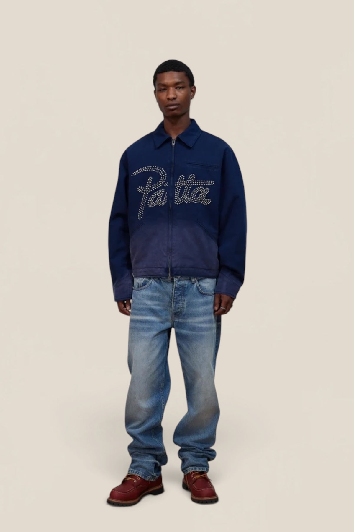 Patta Canvas Workwear Jacket Peacoat