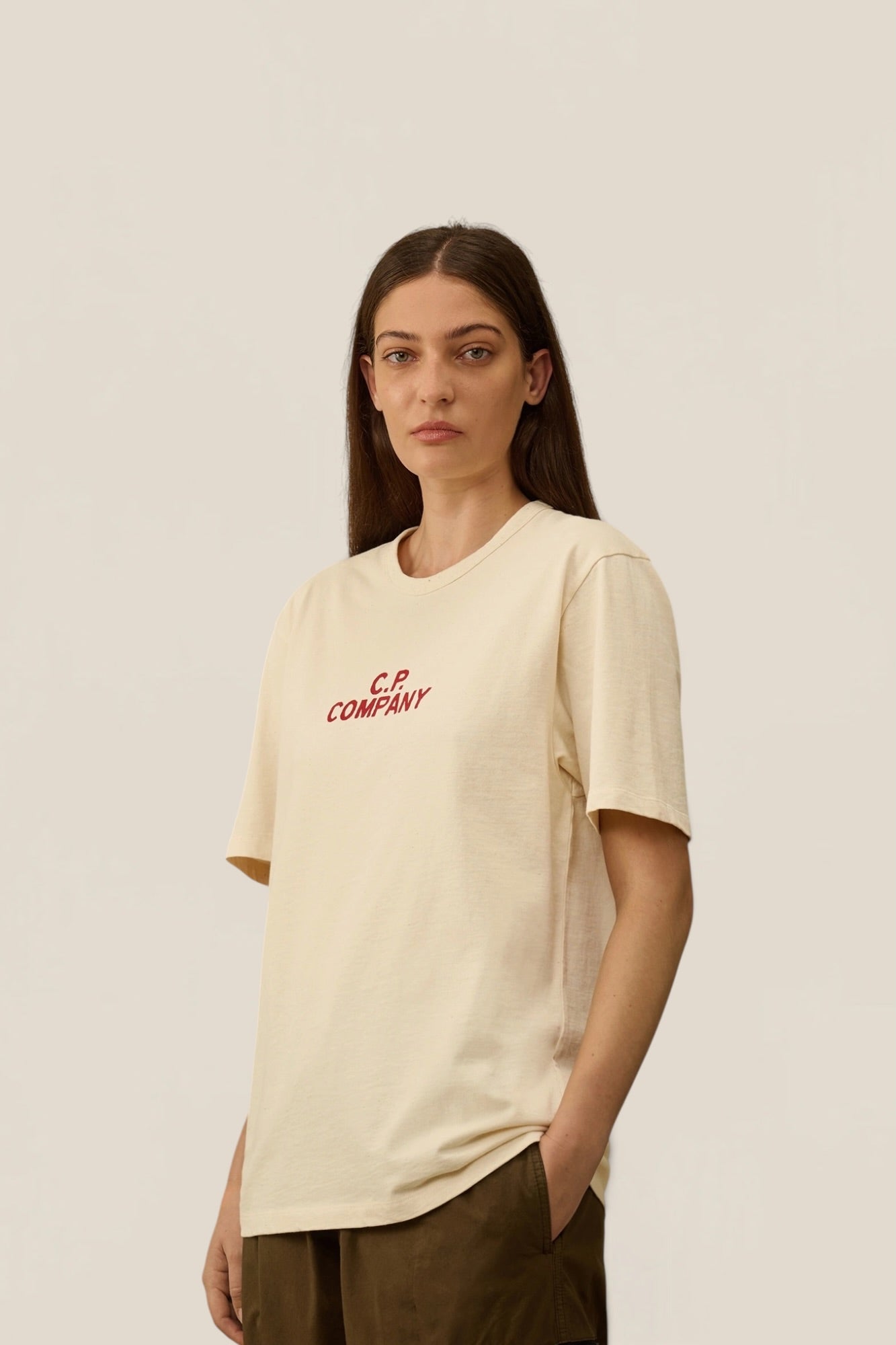 Natural Jersey Logo T-Shirt