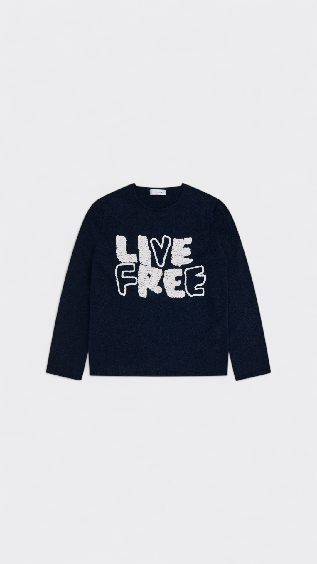 Men's Live Free Embroidered Sweatshirt Navy