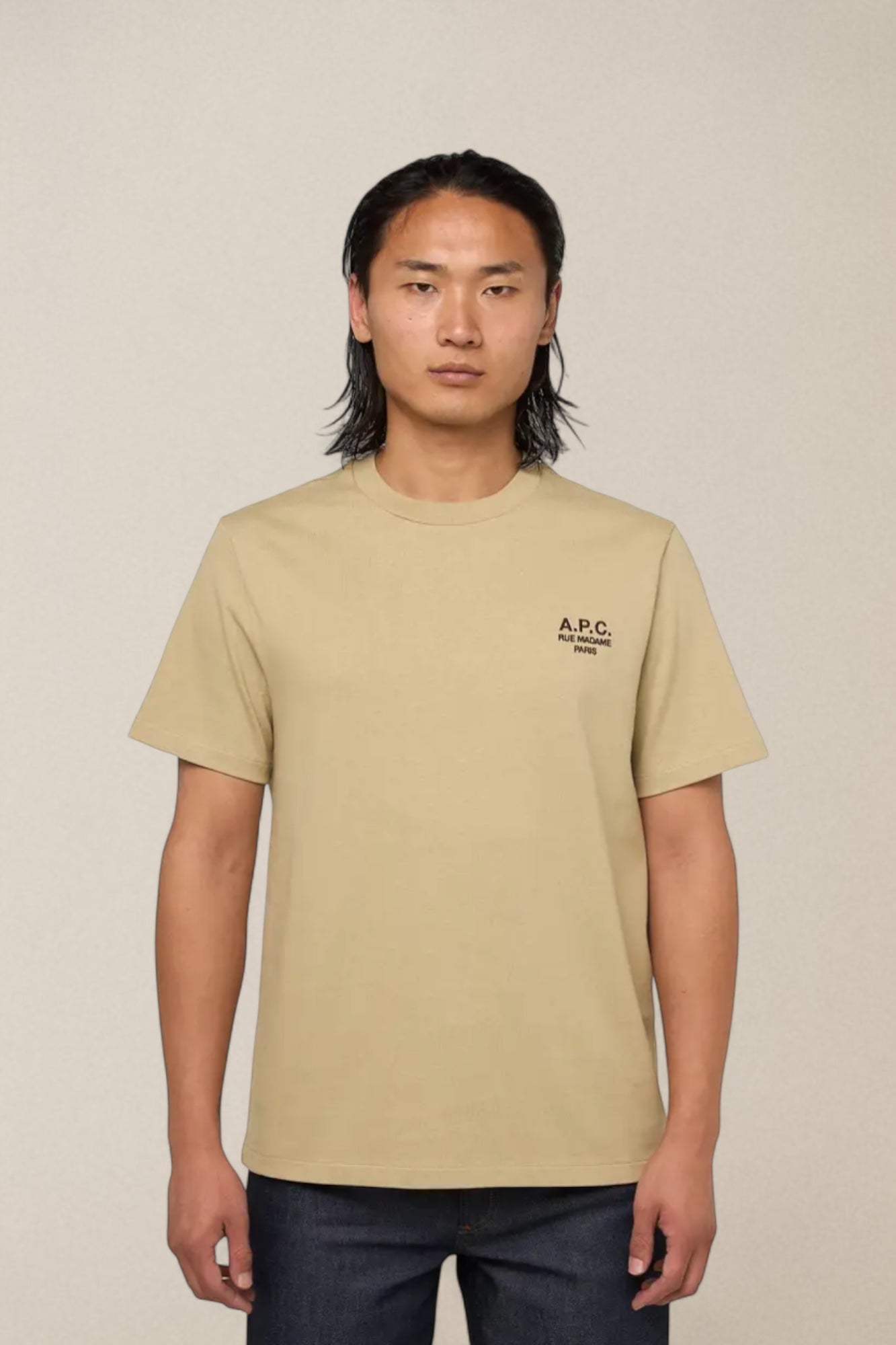 Standard Rue Madame T-shirt GOTS Beige