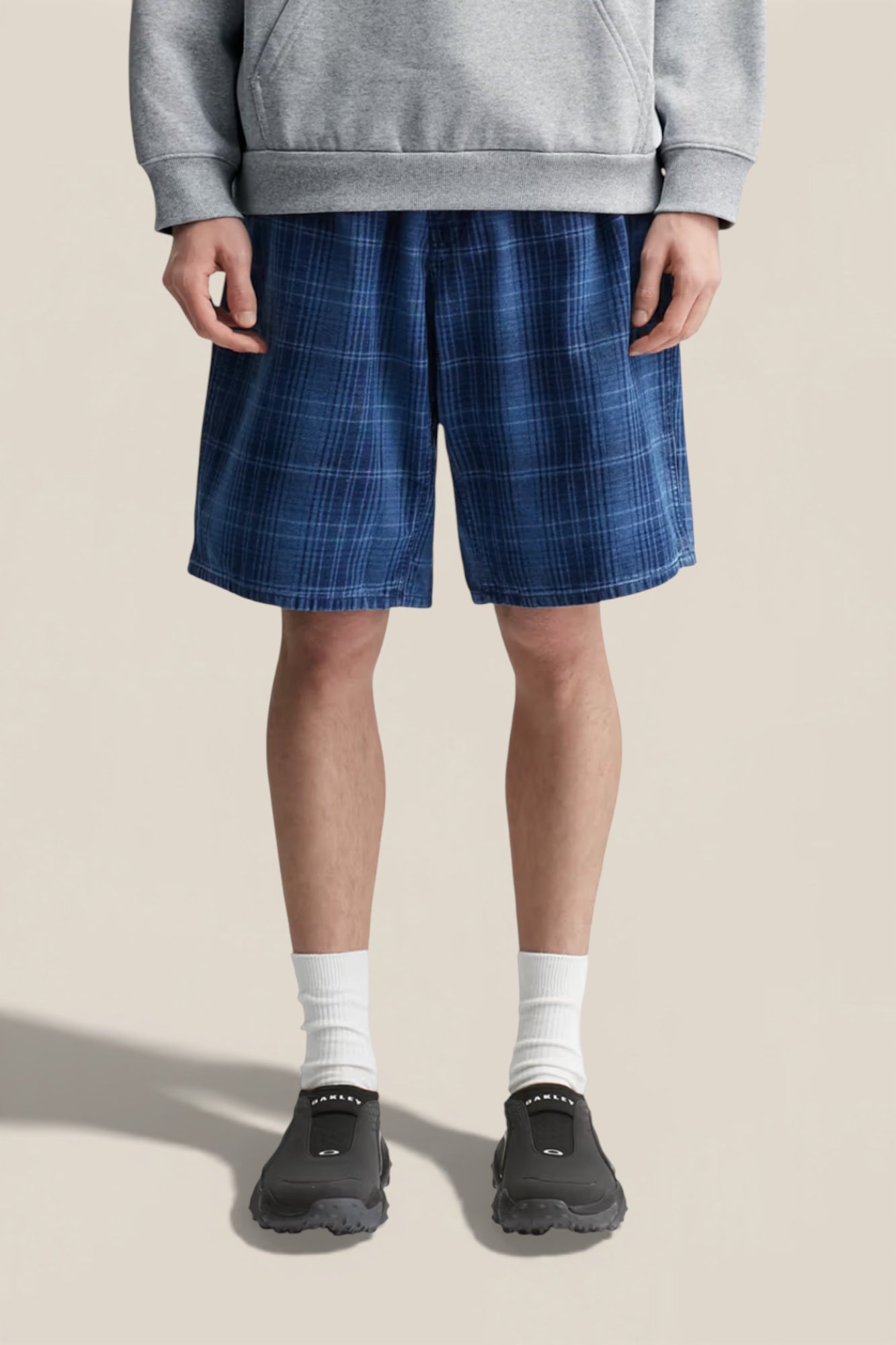Lagoon Short Denim Plaid