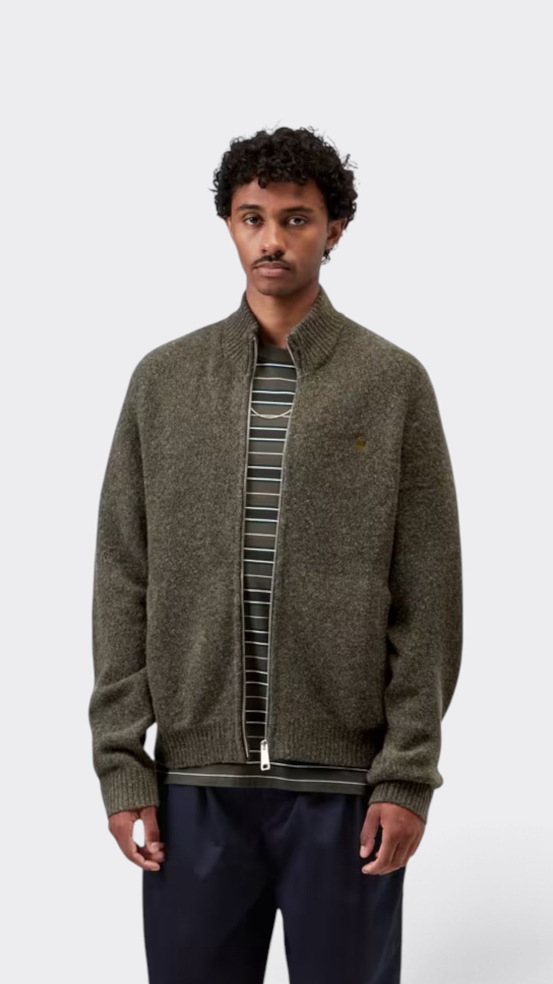 Curtis Sweater Jacket Tangled Shungite