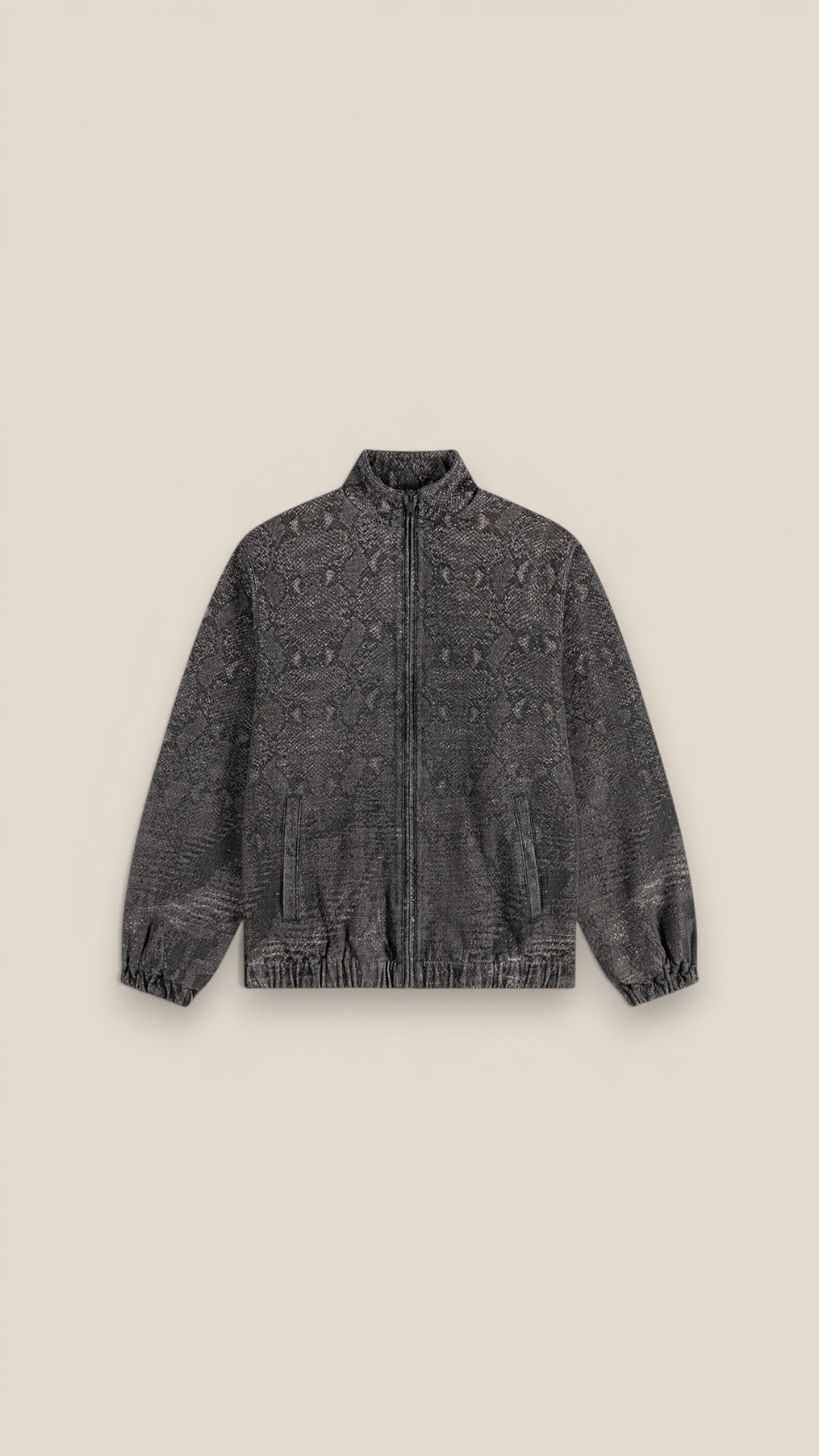 Denim Snake Track Jacket