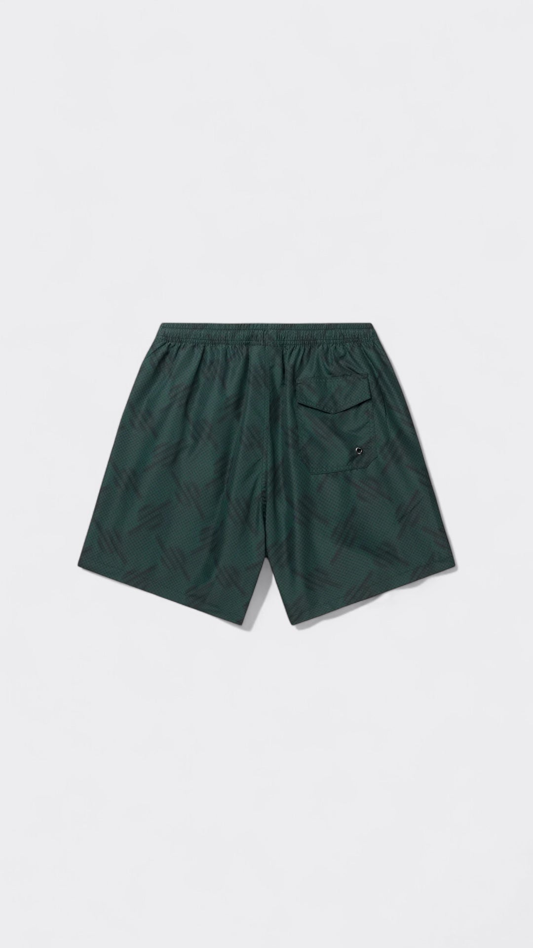Bistro Green Dotted Monogram Swimshorts