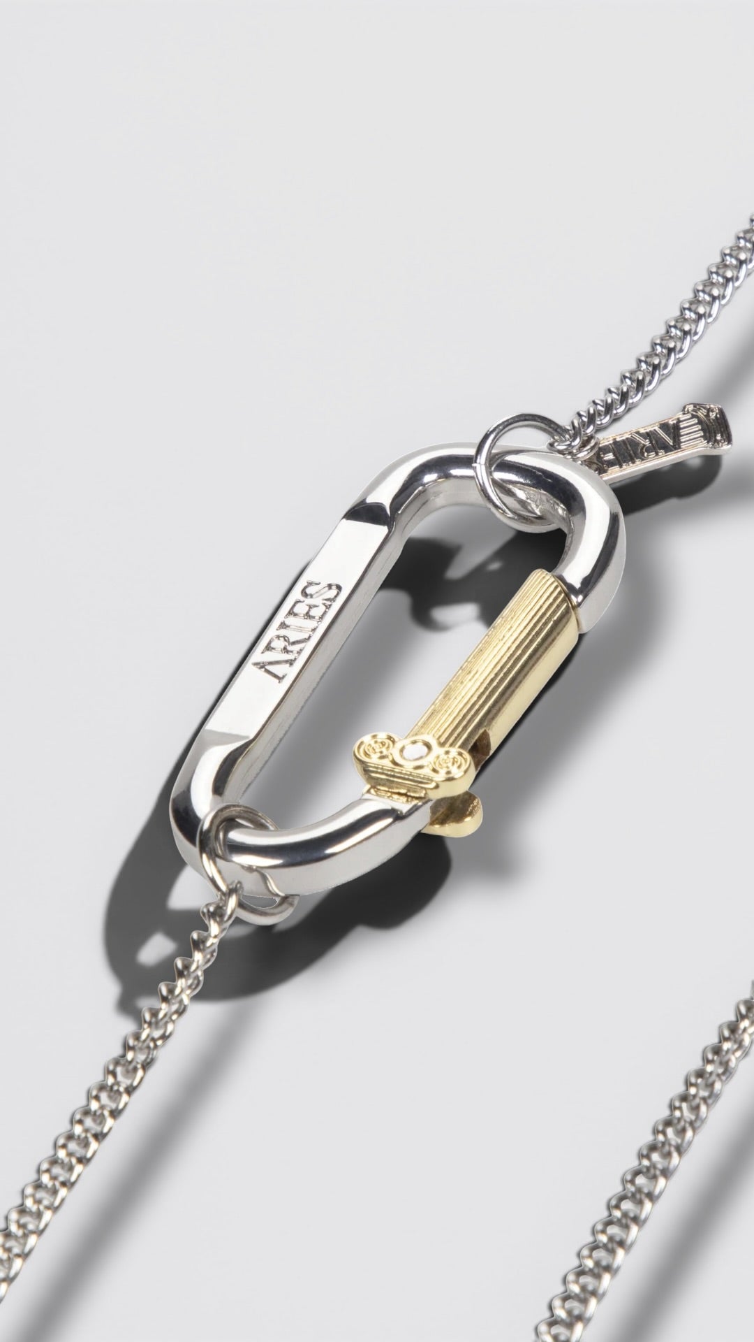 Mini Carabiner chain Necklace