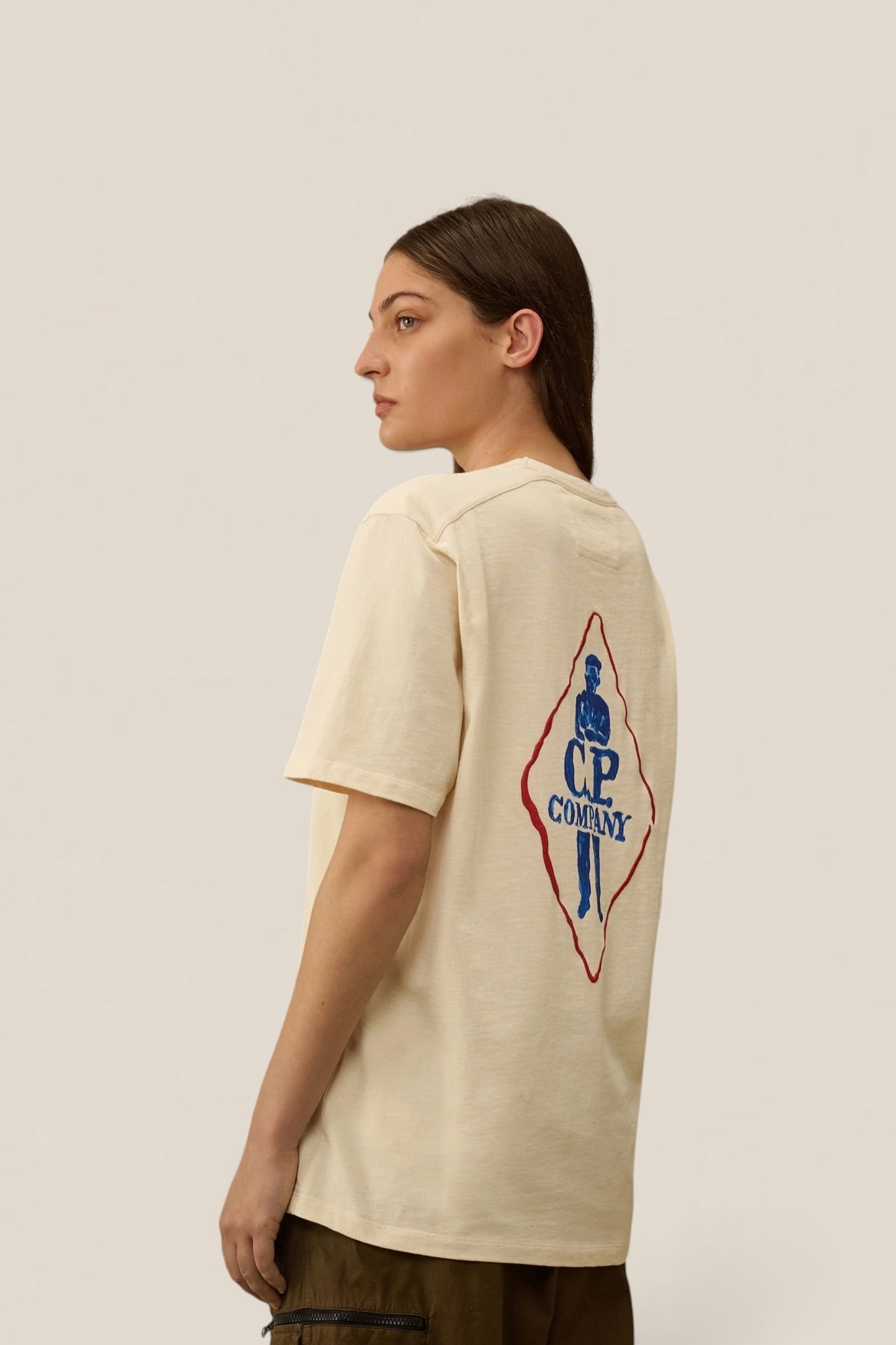 Natural Jersey Logo T-Shirt