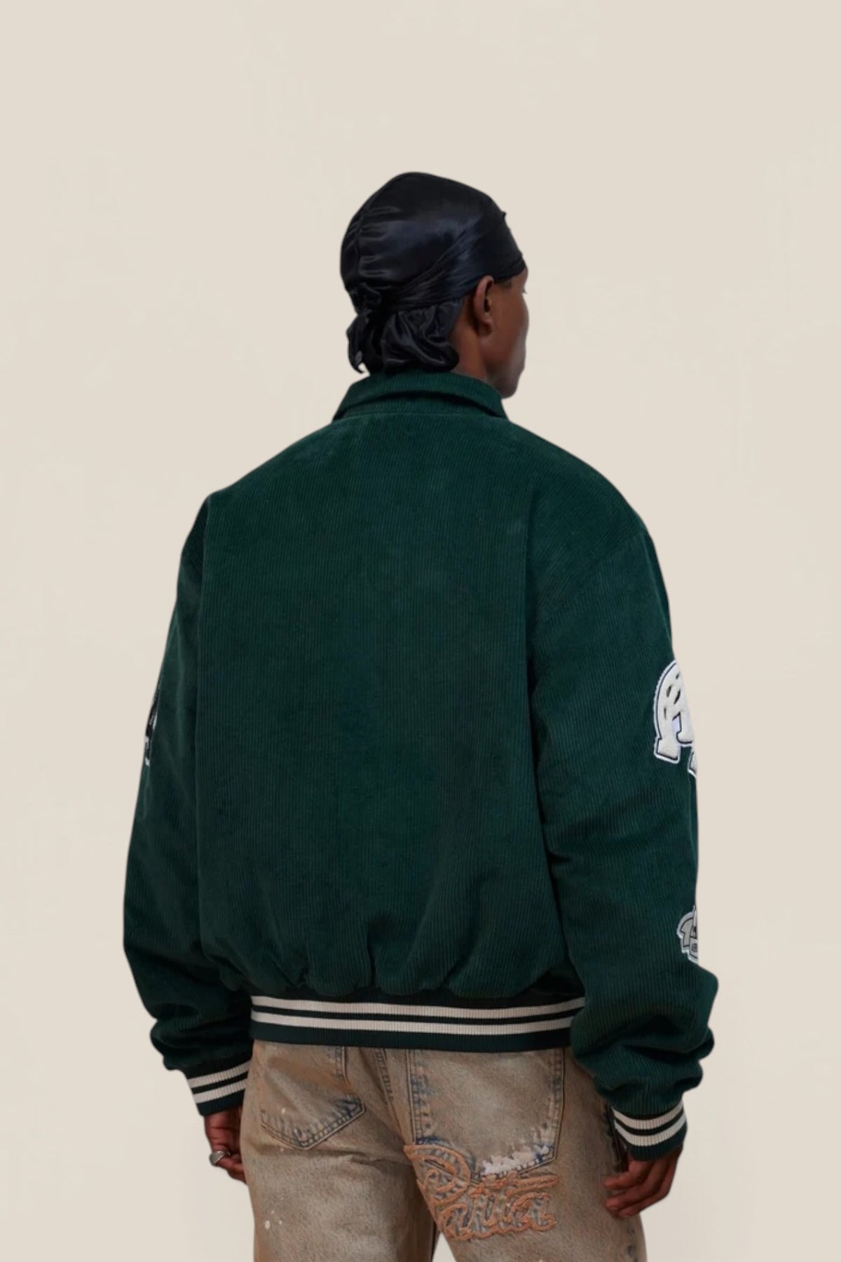 Patta Corduroy Bomber Jacket Pine Grove