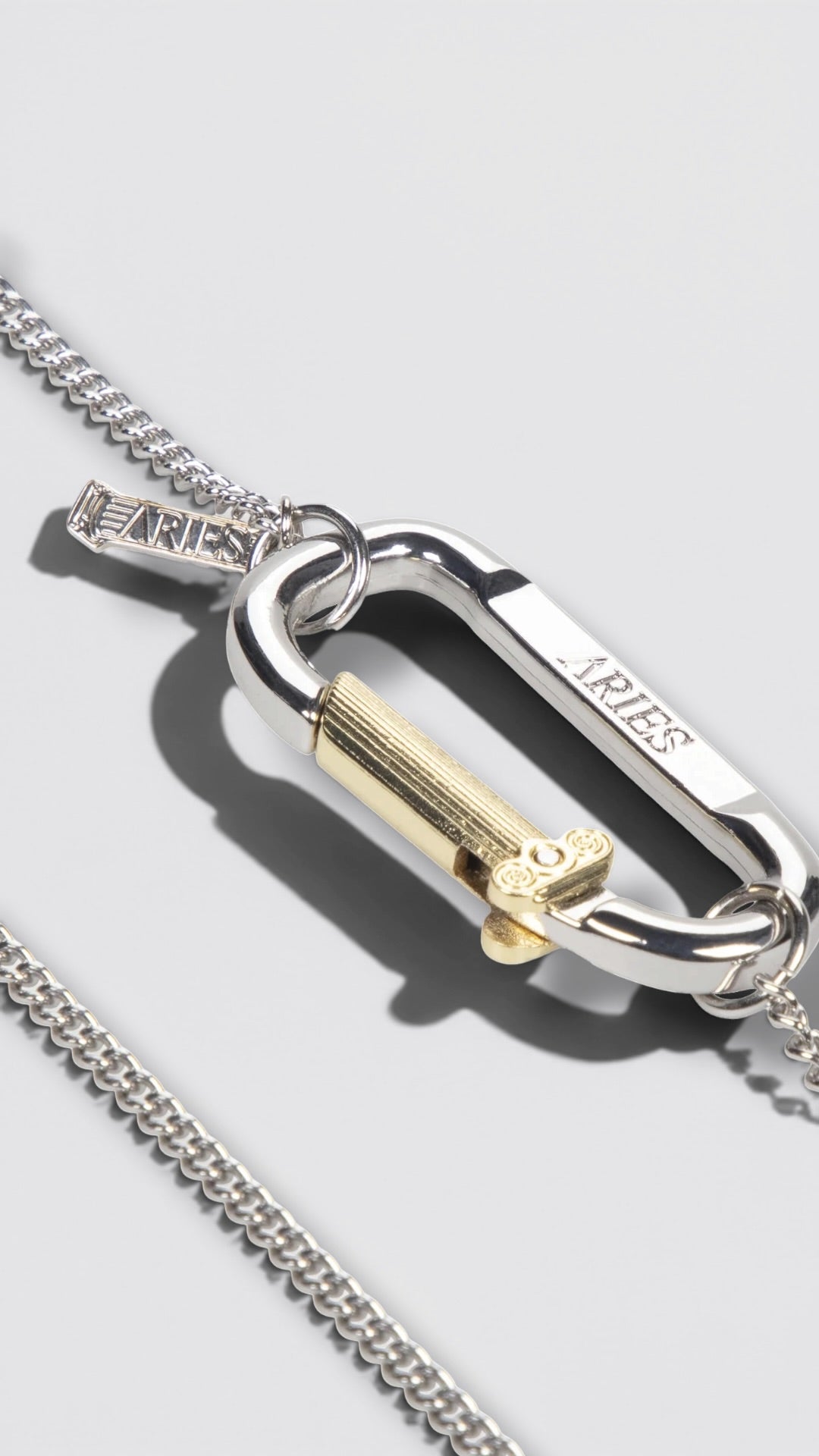 Mini Carabiner chain Necklace