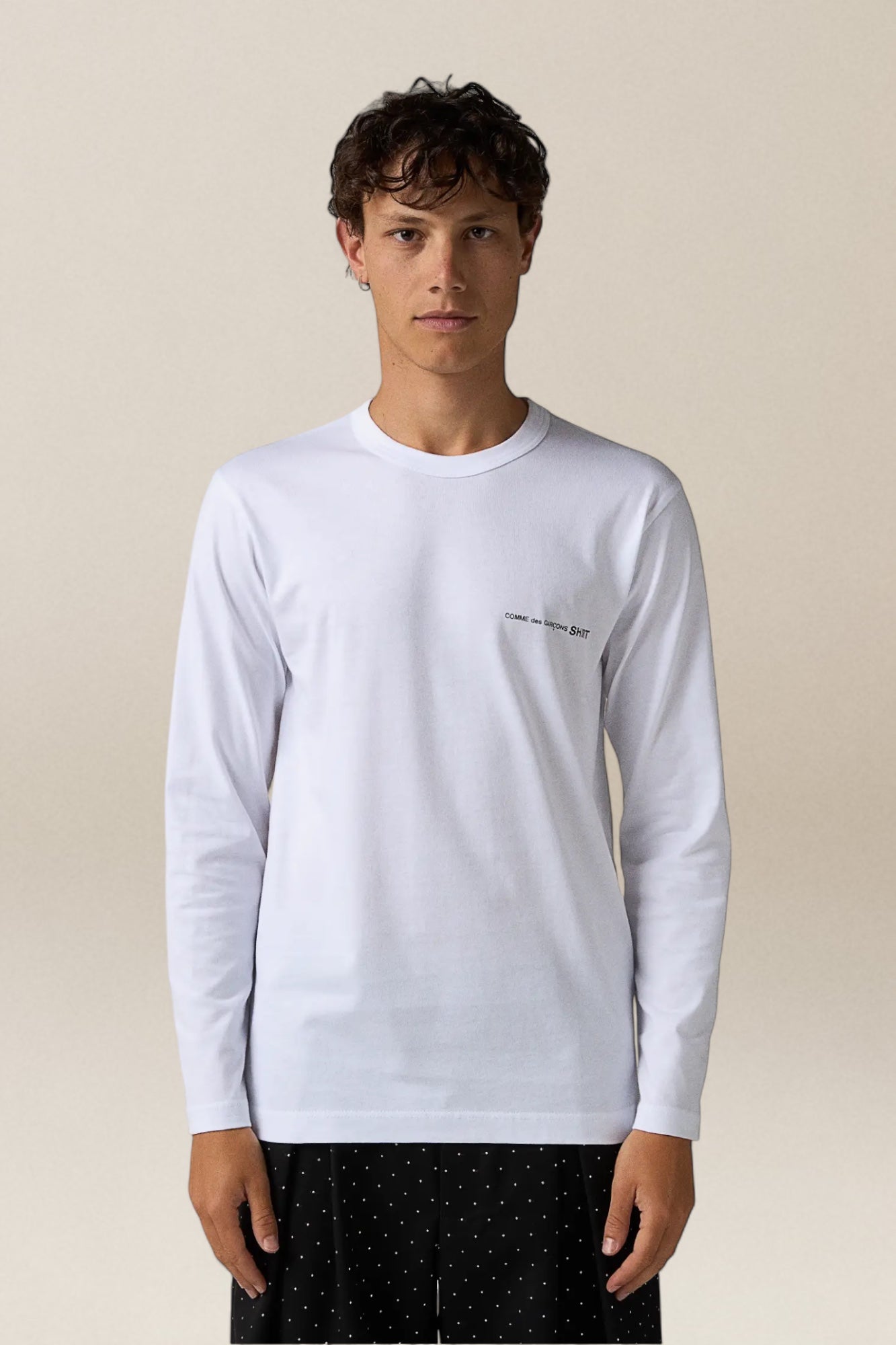 Comme des Garçons Shirt Logo Long Sleeve T-Shirt