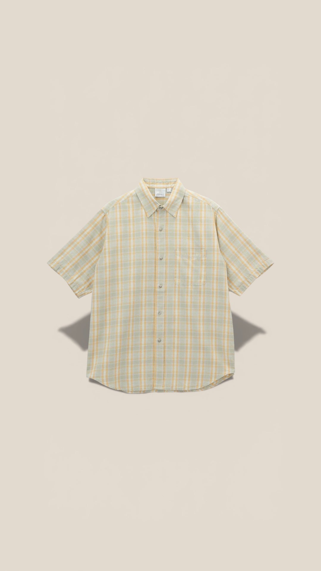 S/S Checkered Ombre Shirt