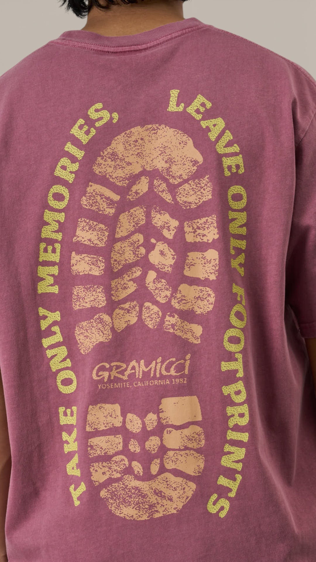 Footprints Tee Pigment Dyed