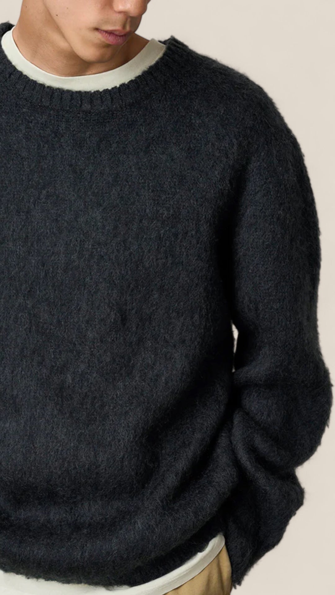 Gramicci Mohair Sweater Charcoal
