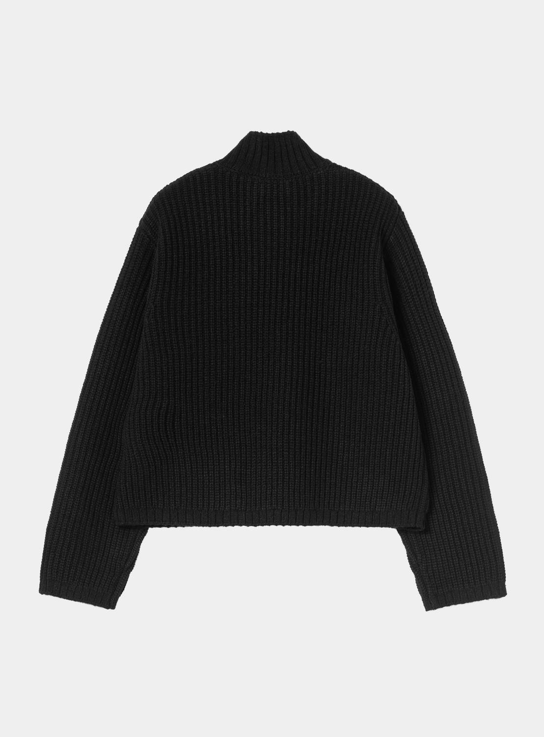 W' Detroit Half Zip Sweater Black - modelo 2