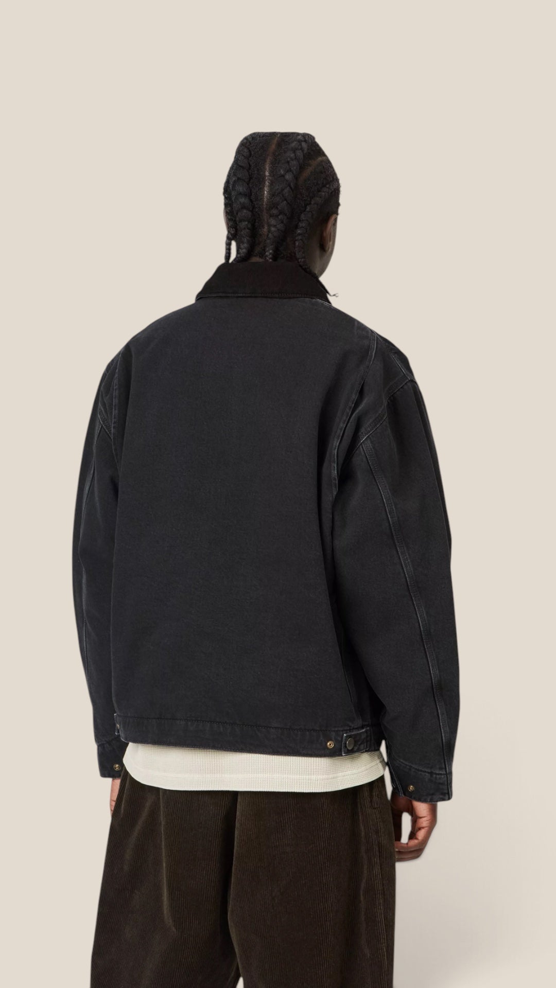 OG Detroit Jacket Black Stone Washed