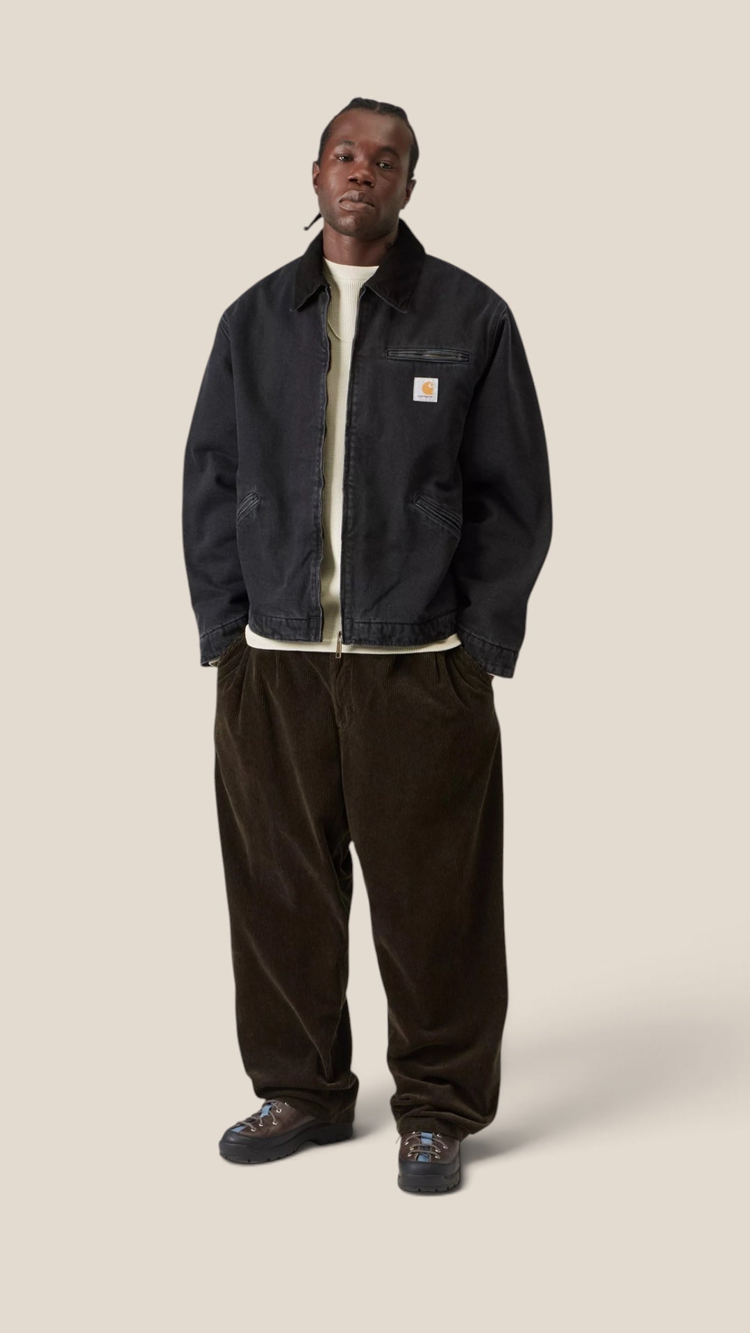 OG Detroit Jacket Black Stone Washed
