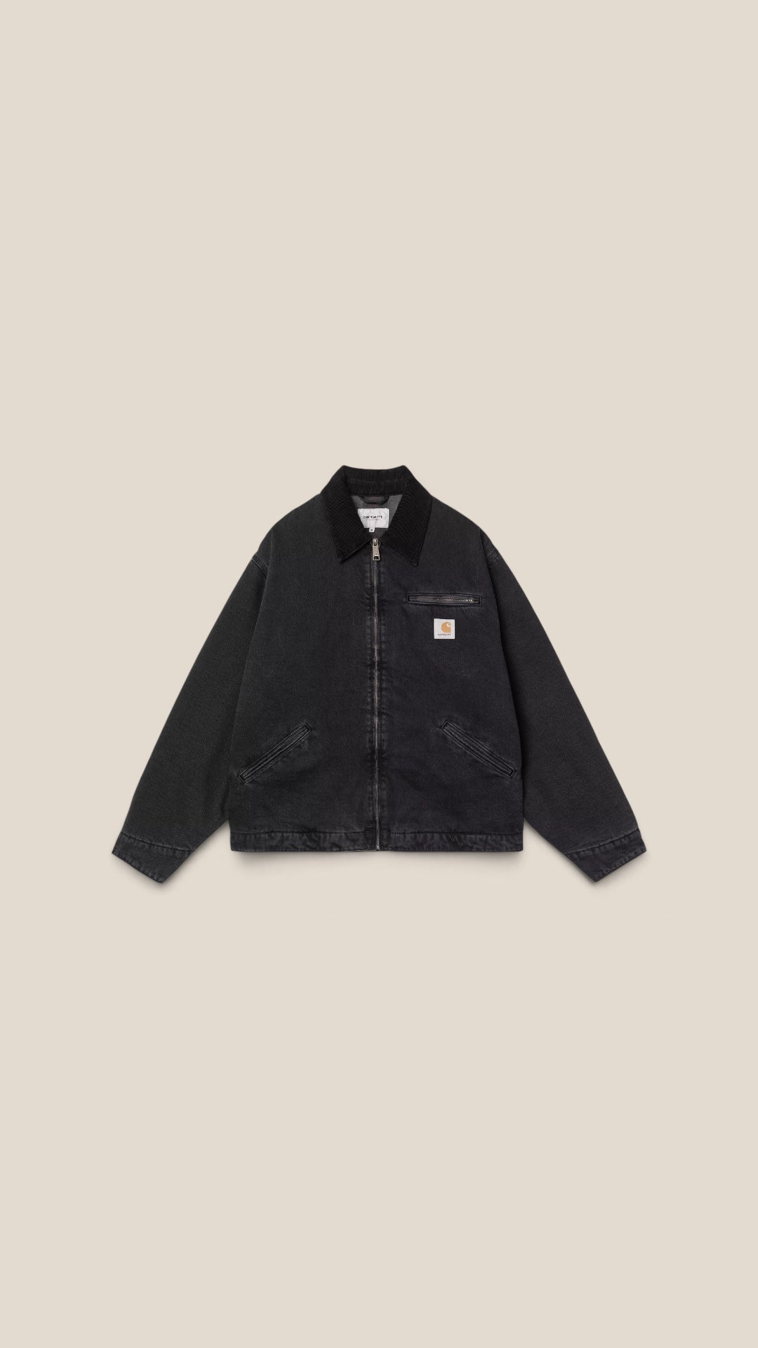 OG Detroit Jacket Black Stone Washed