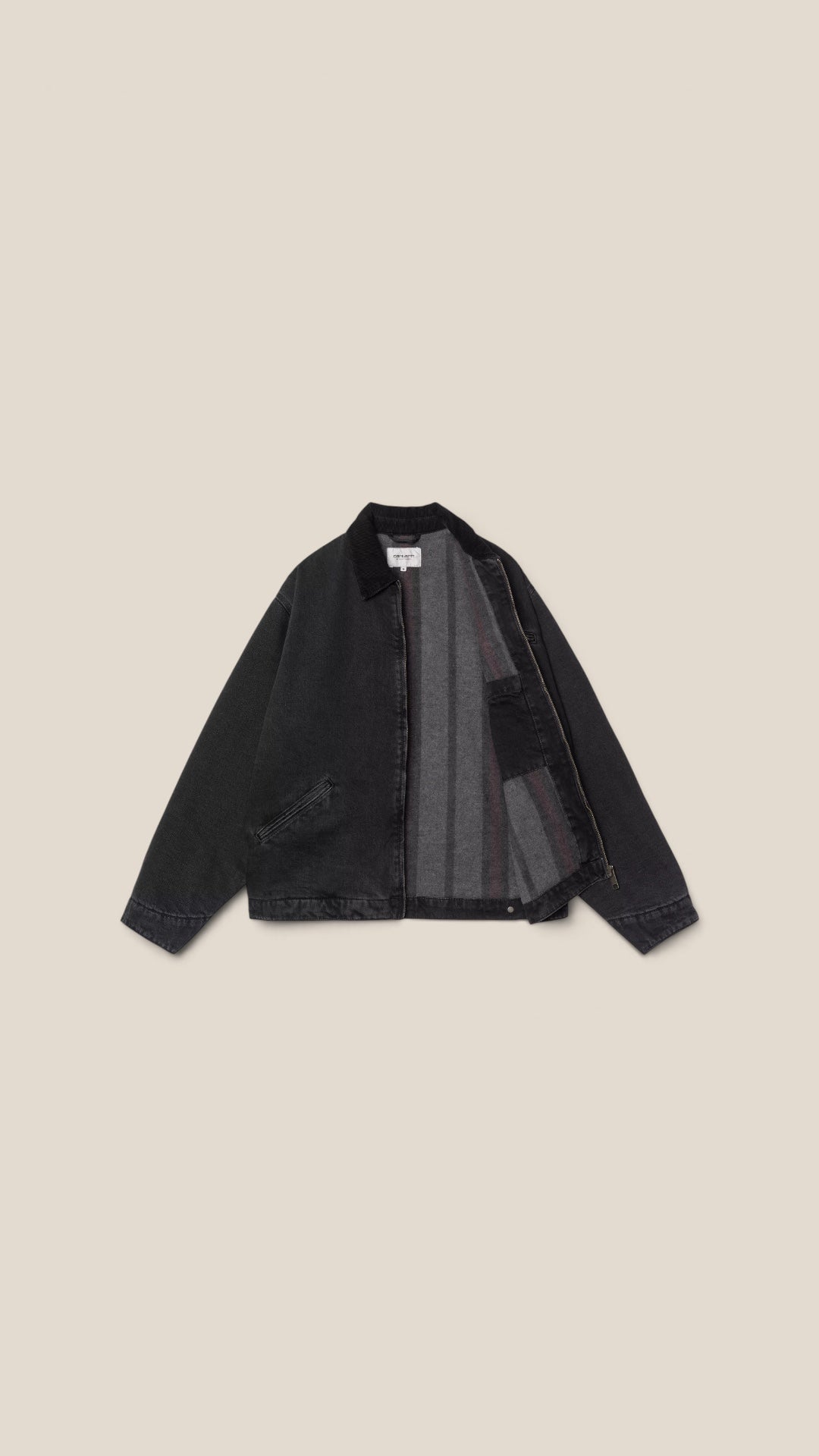 OG Detroit Jacket Black Stone Washed