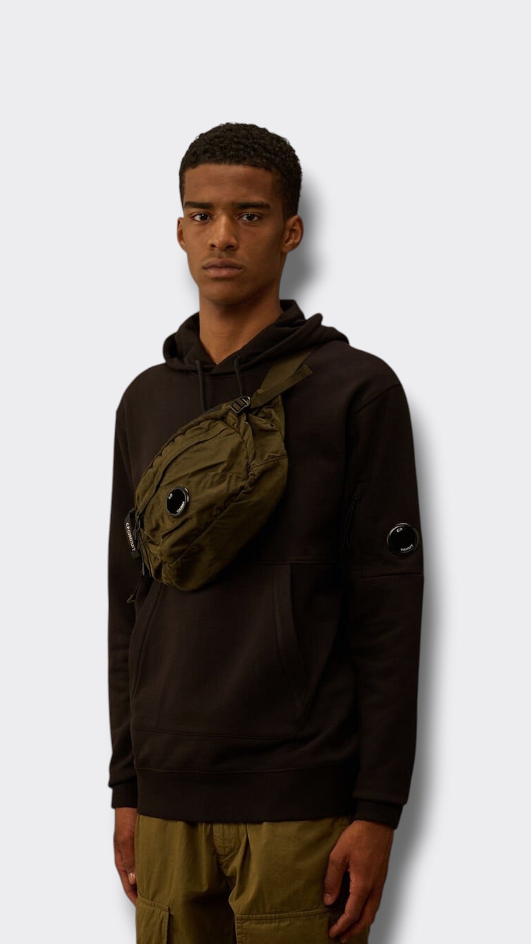 Nylon b waist bag
