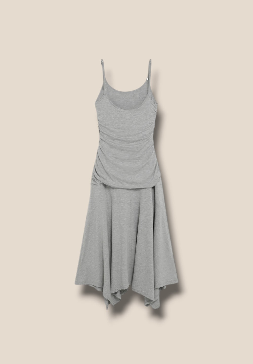 Luma Grey Midi Dress
