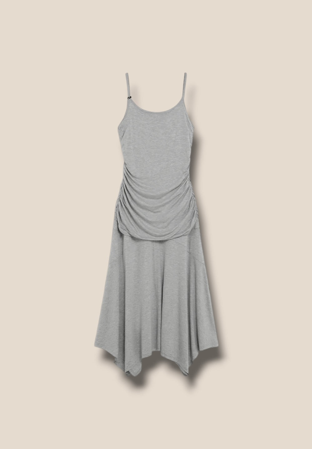 Luma Grey Midi Dress