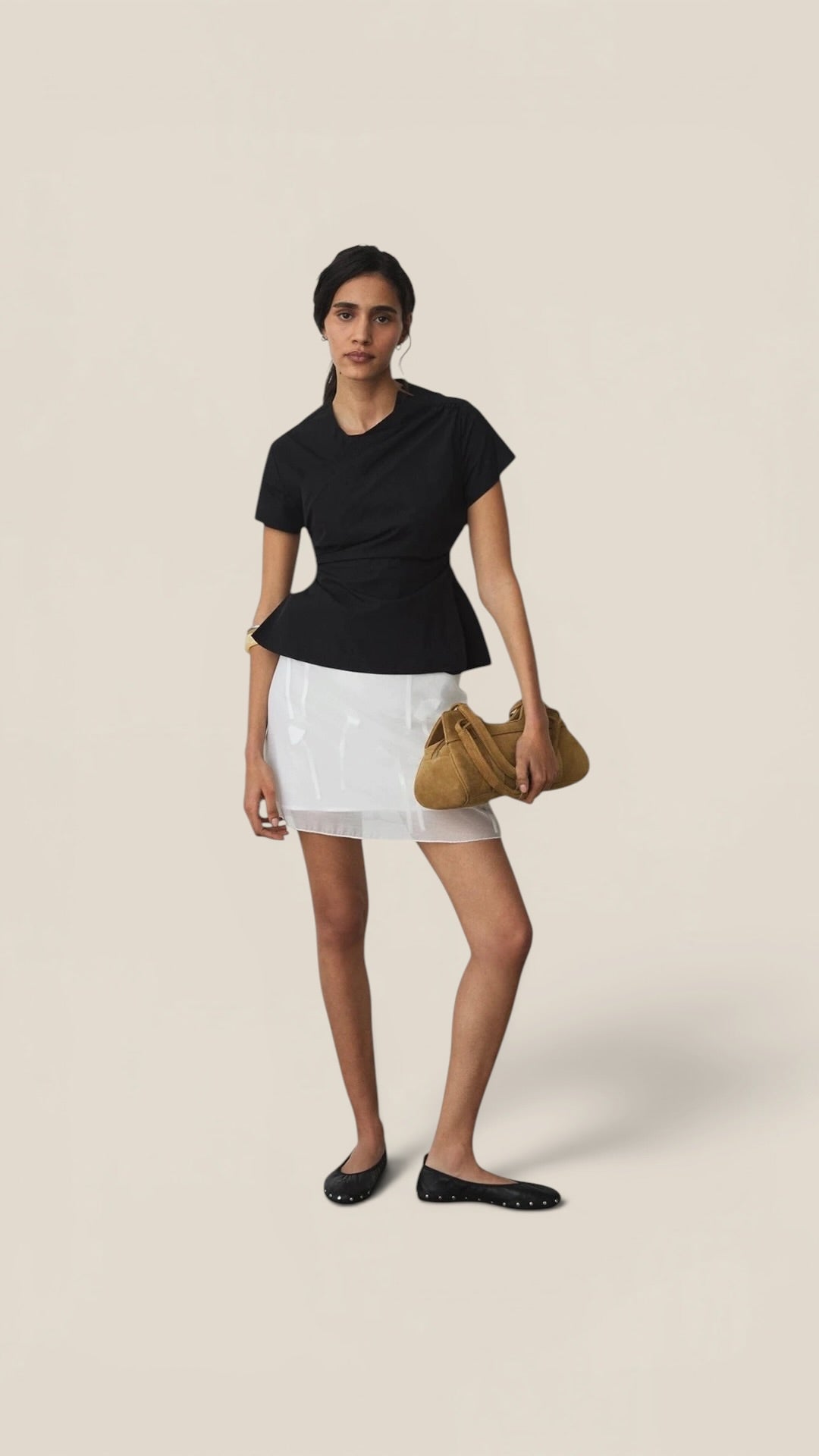 Raven Asymmetric Blouse