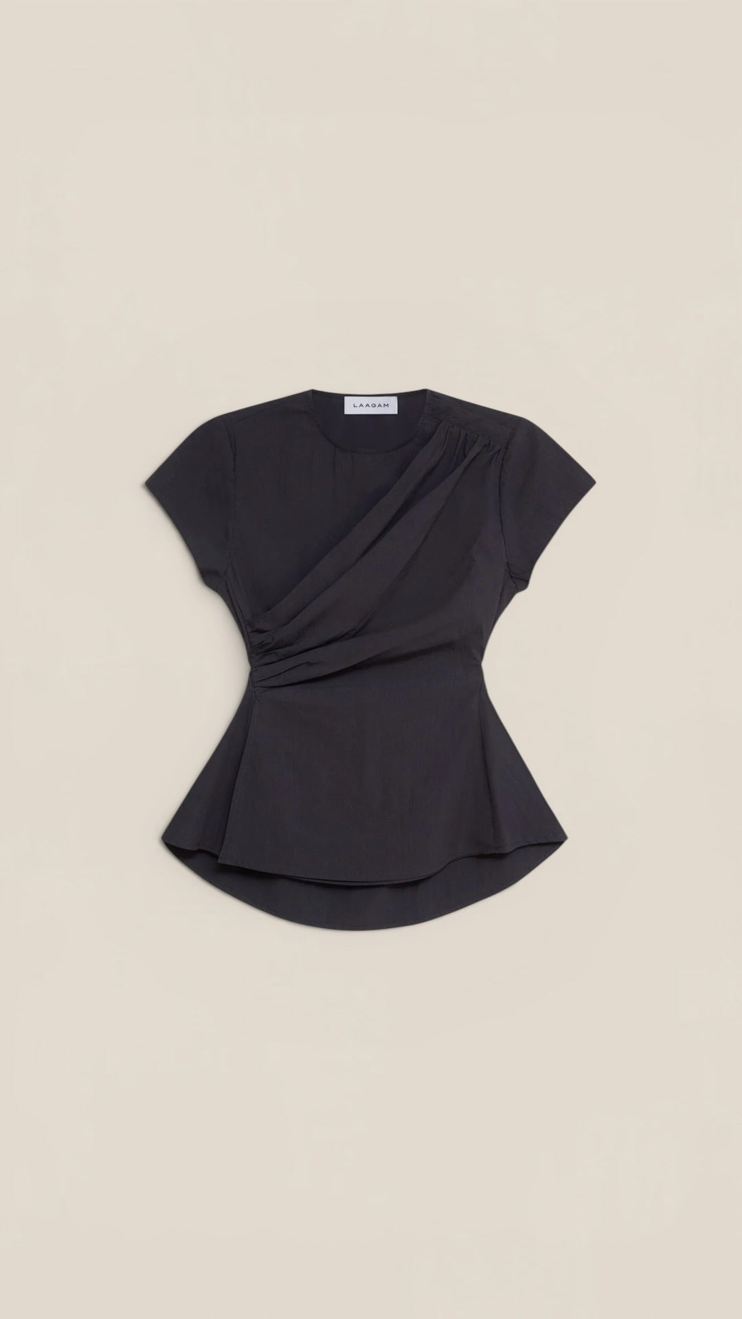 Raven Asymmetric Blouse