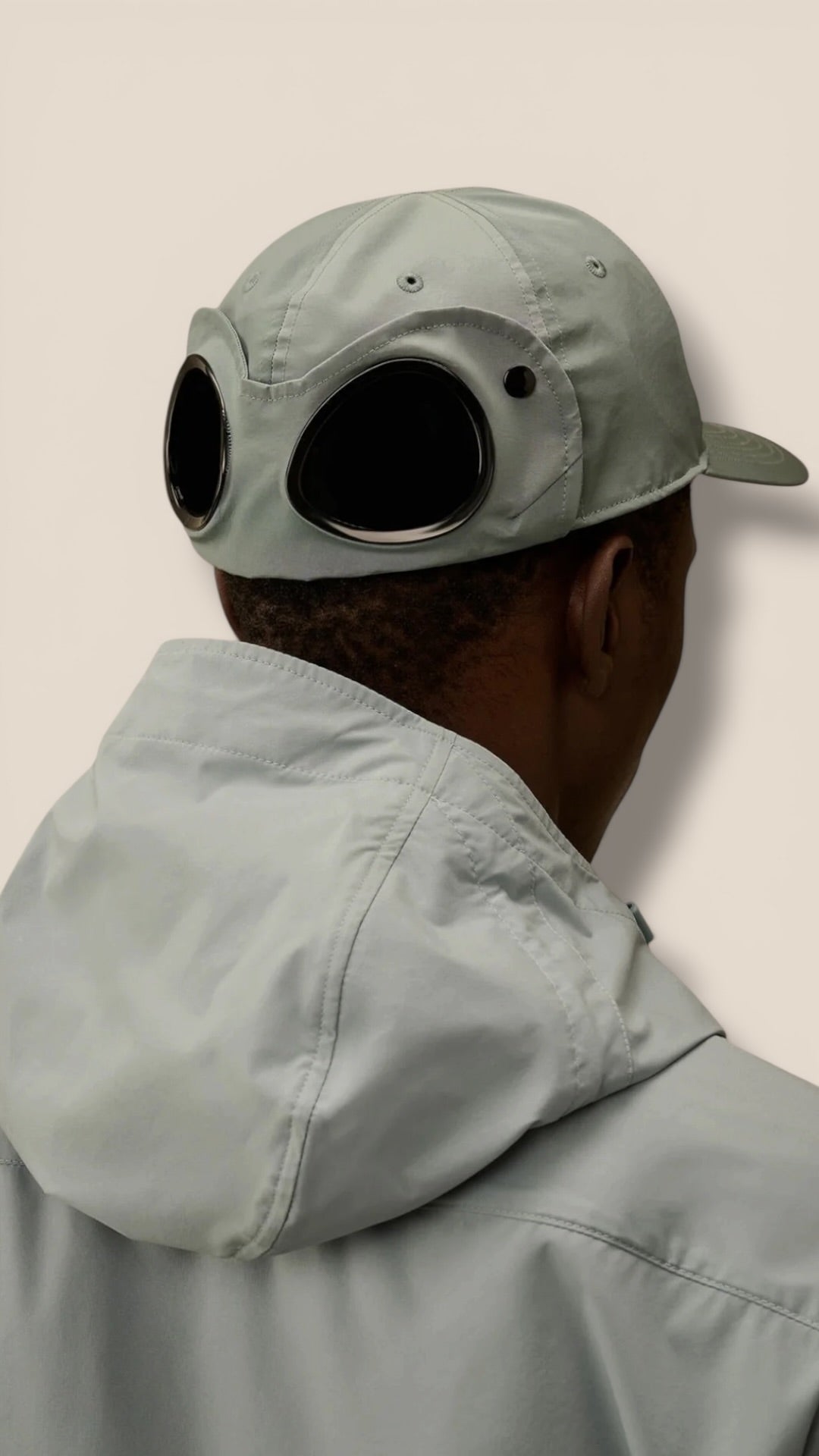 Chrome-r goggle cap