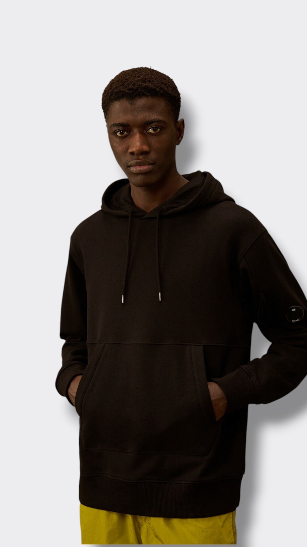 Diagonal Raised Fleece Hooded