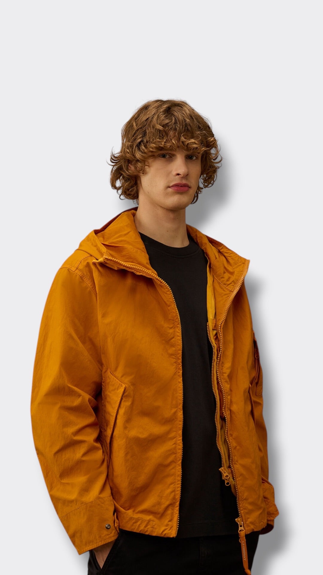 Twill Hooded Lens Jacket